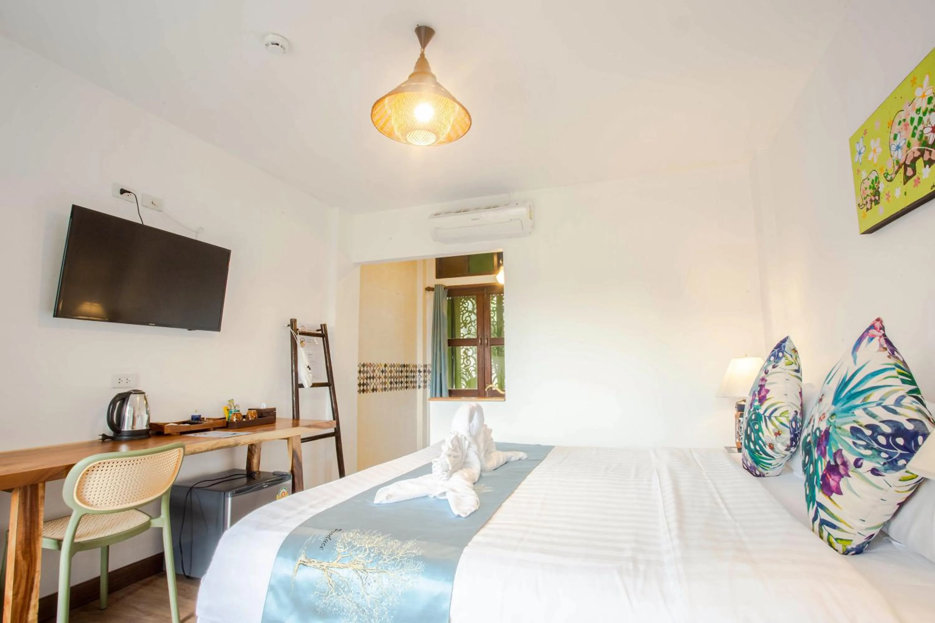 Bed in Hetai Boutique Hotel