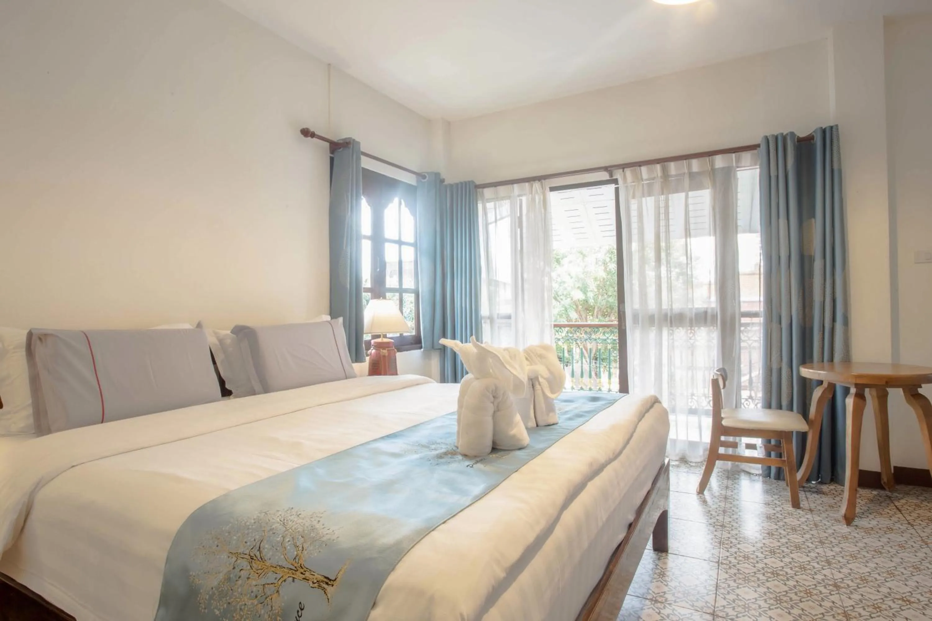 Bed in Hetai Boutique Hotel