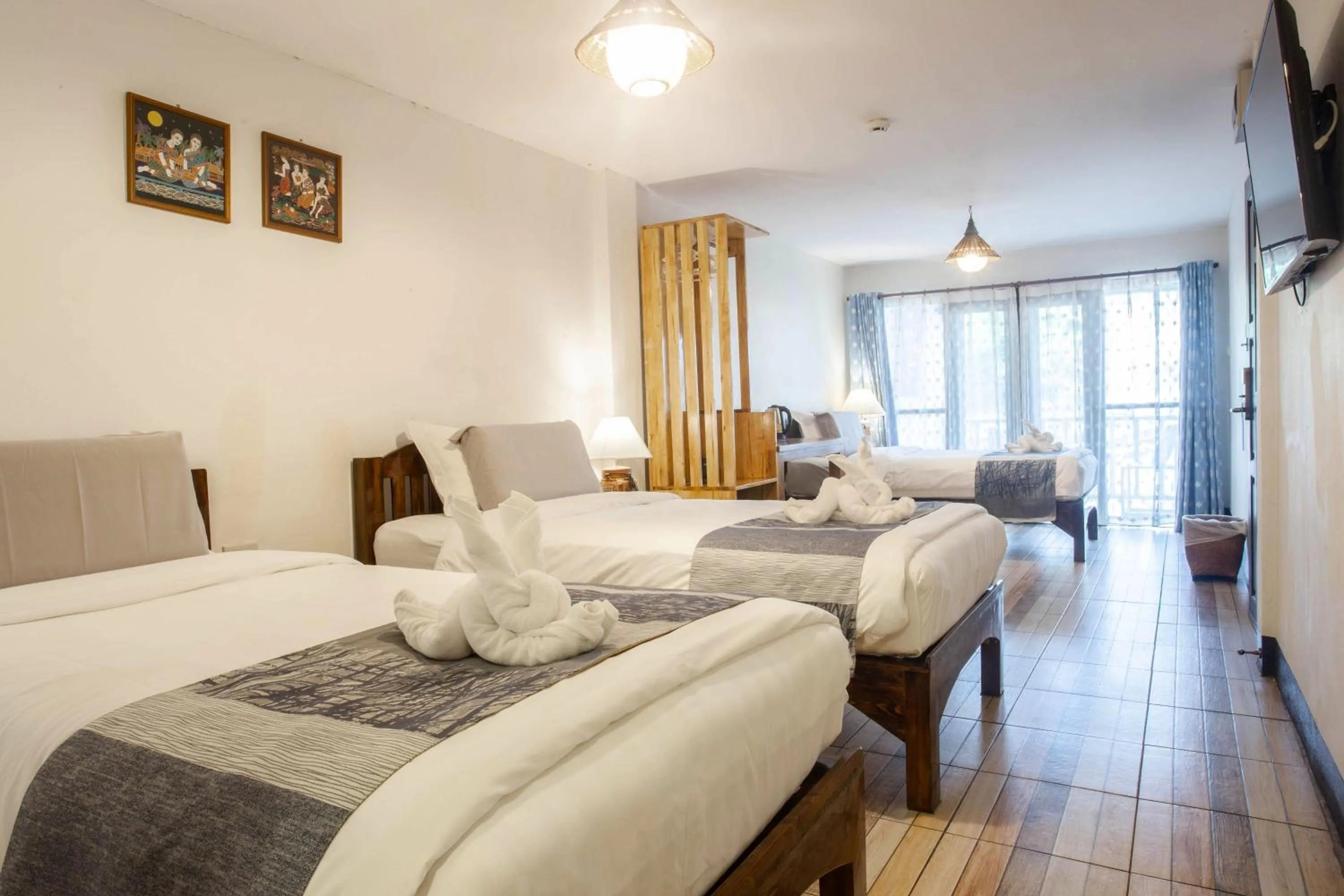 Bed in Hetai Boutique Hotel