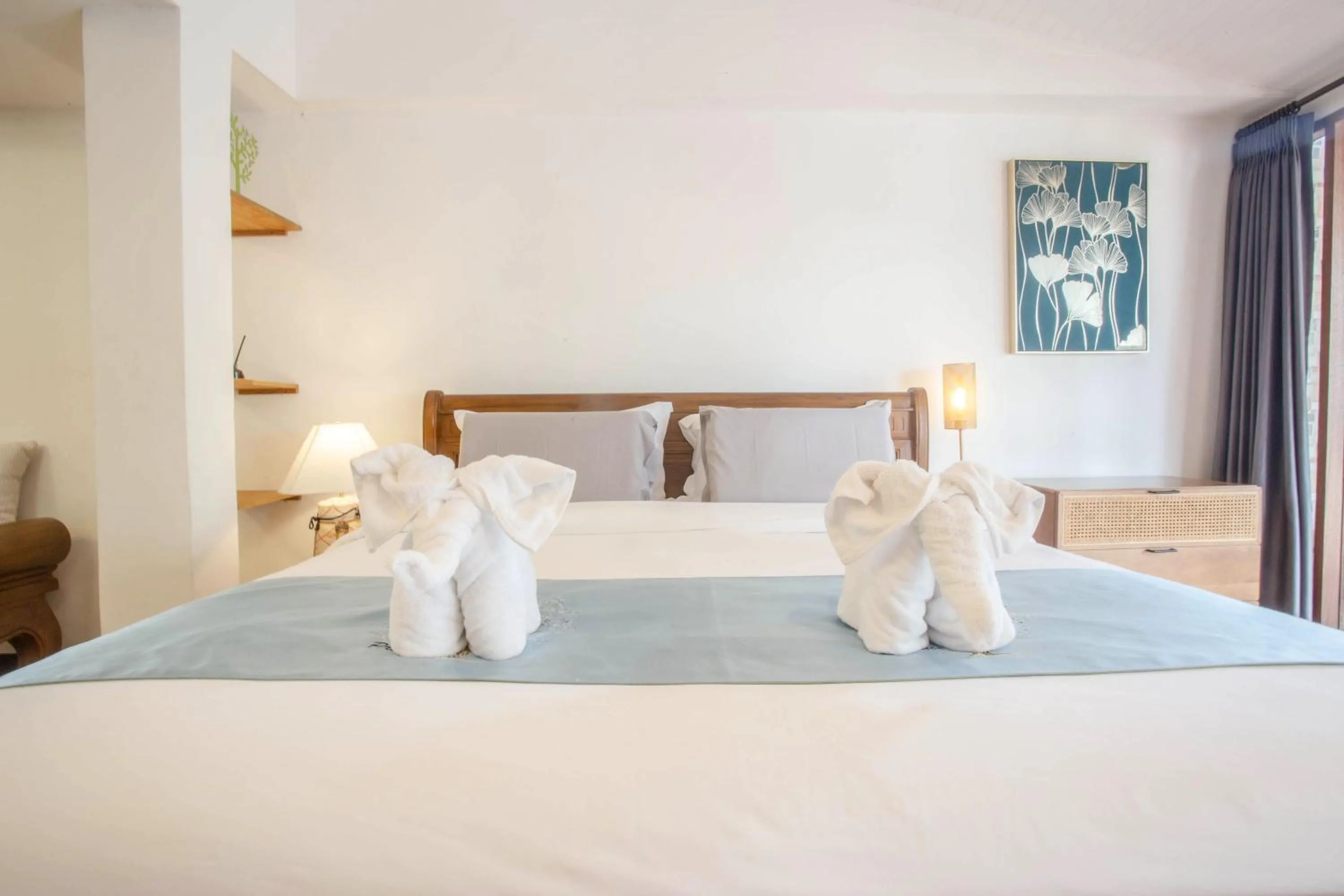 Bed in Hetai Boutique Hotel