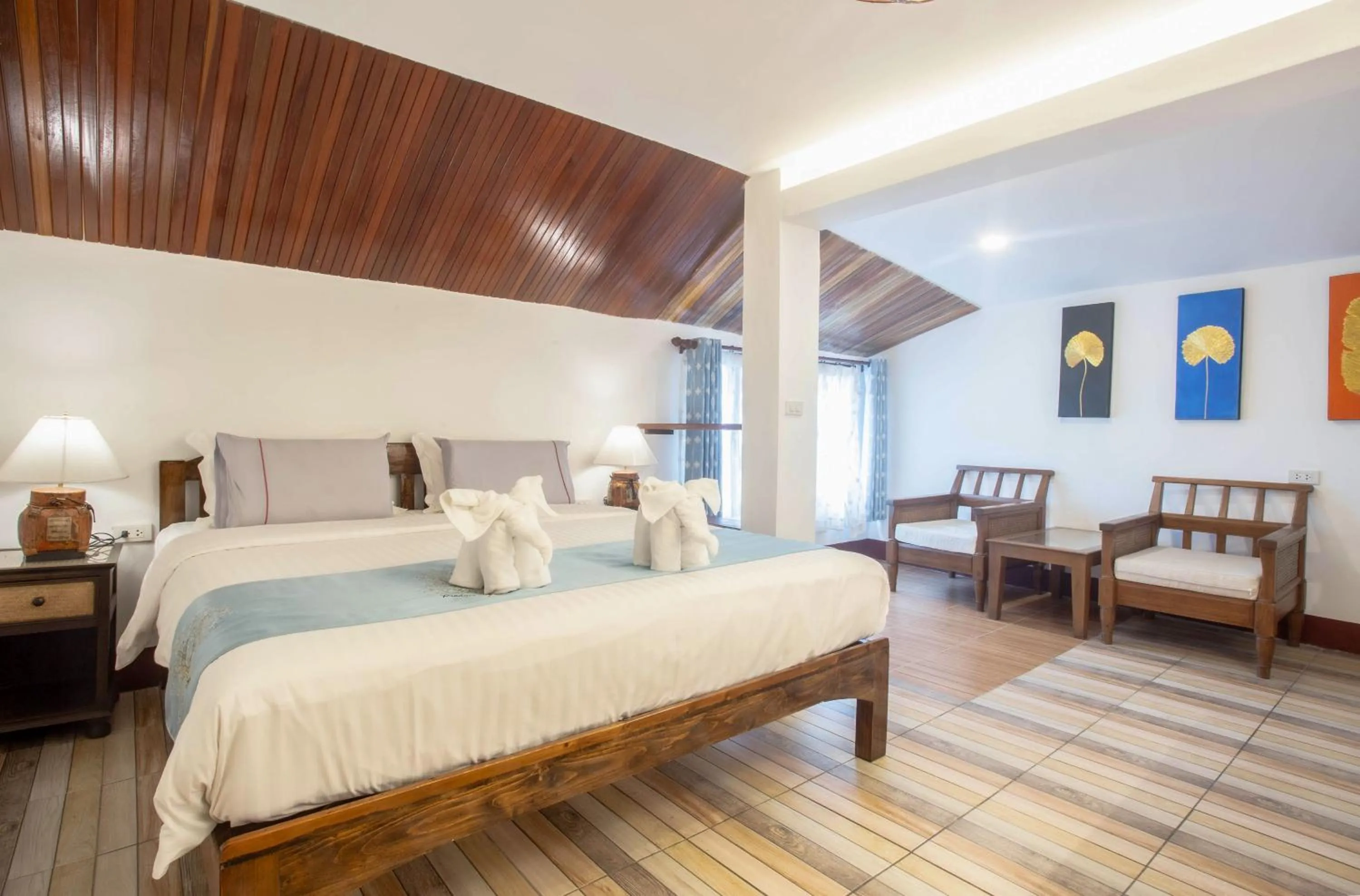 Bed in Hetai Boutique Hotel