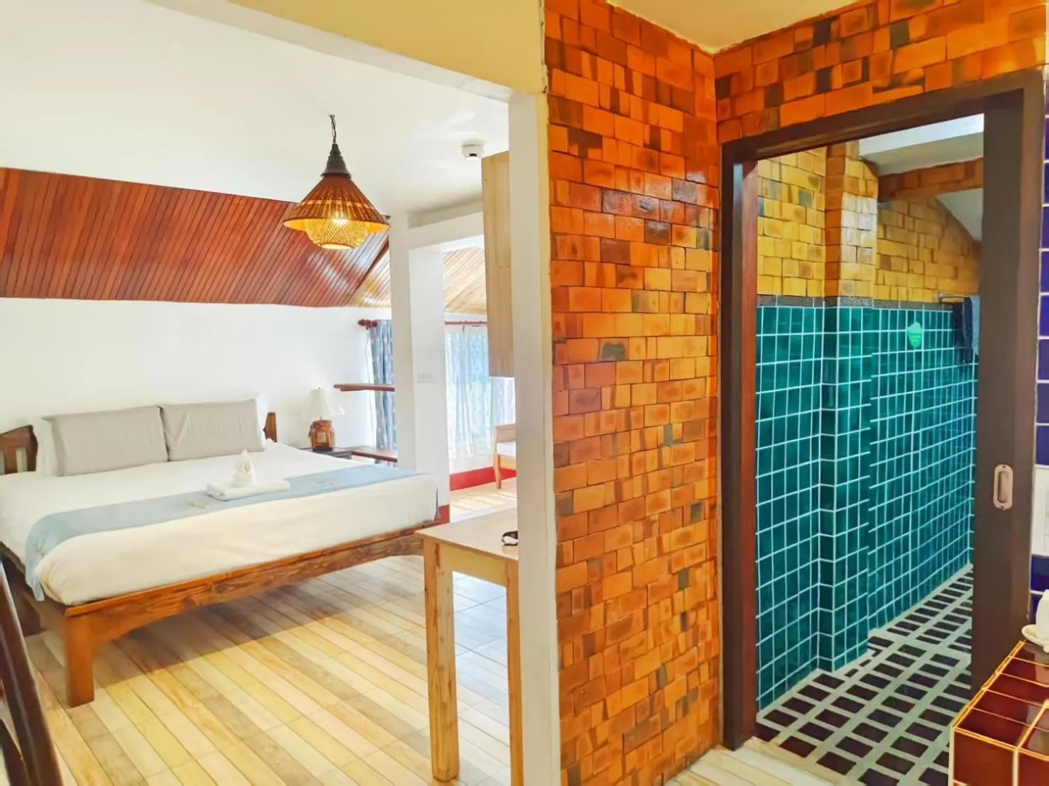 Bed in Hetai Boutique Hotel