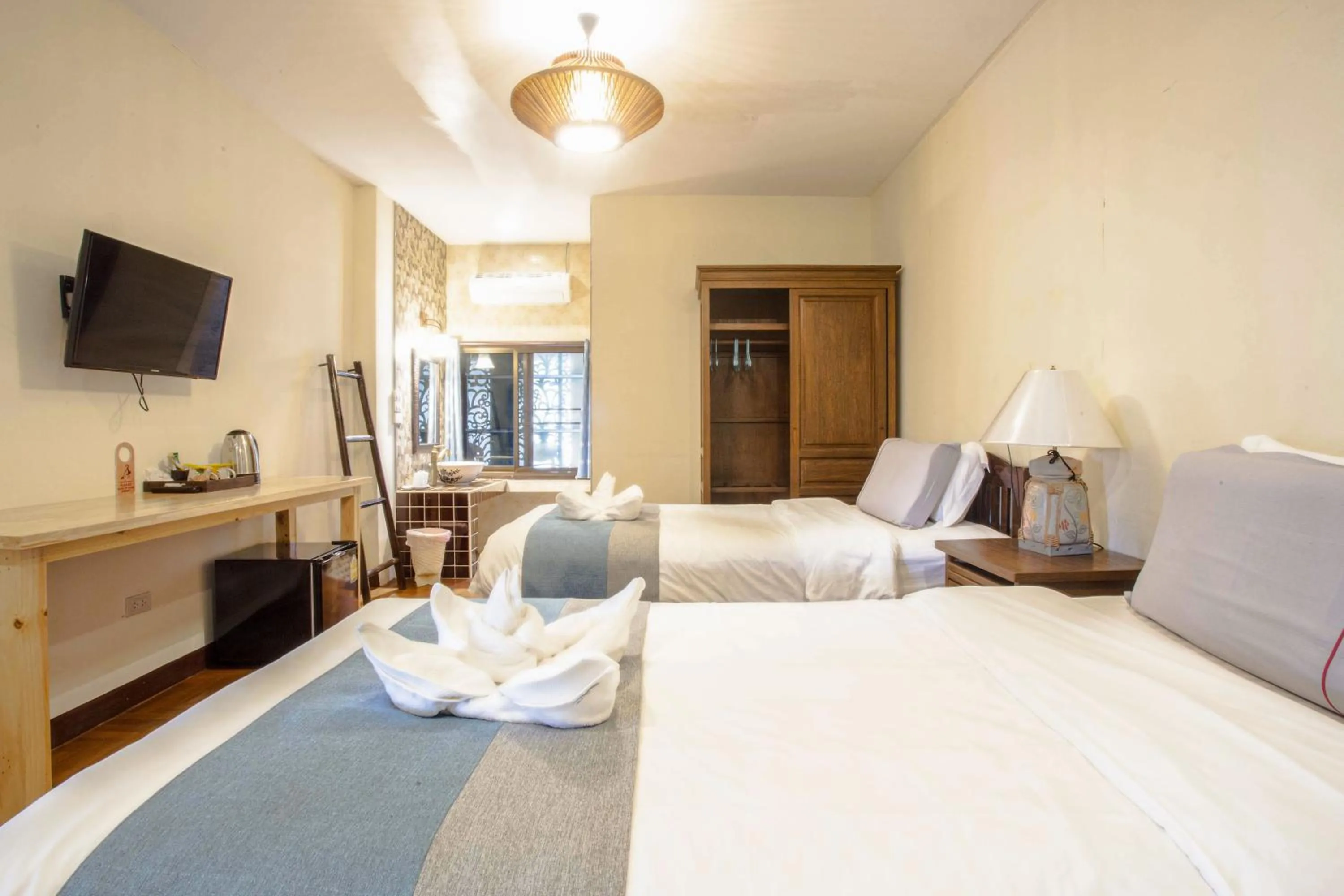 Bed in Hetai Boutique Hotel