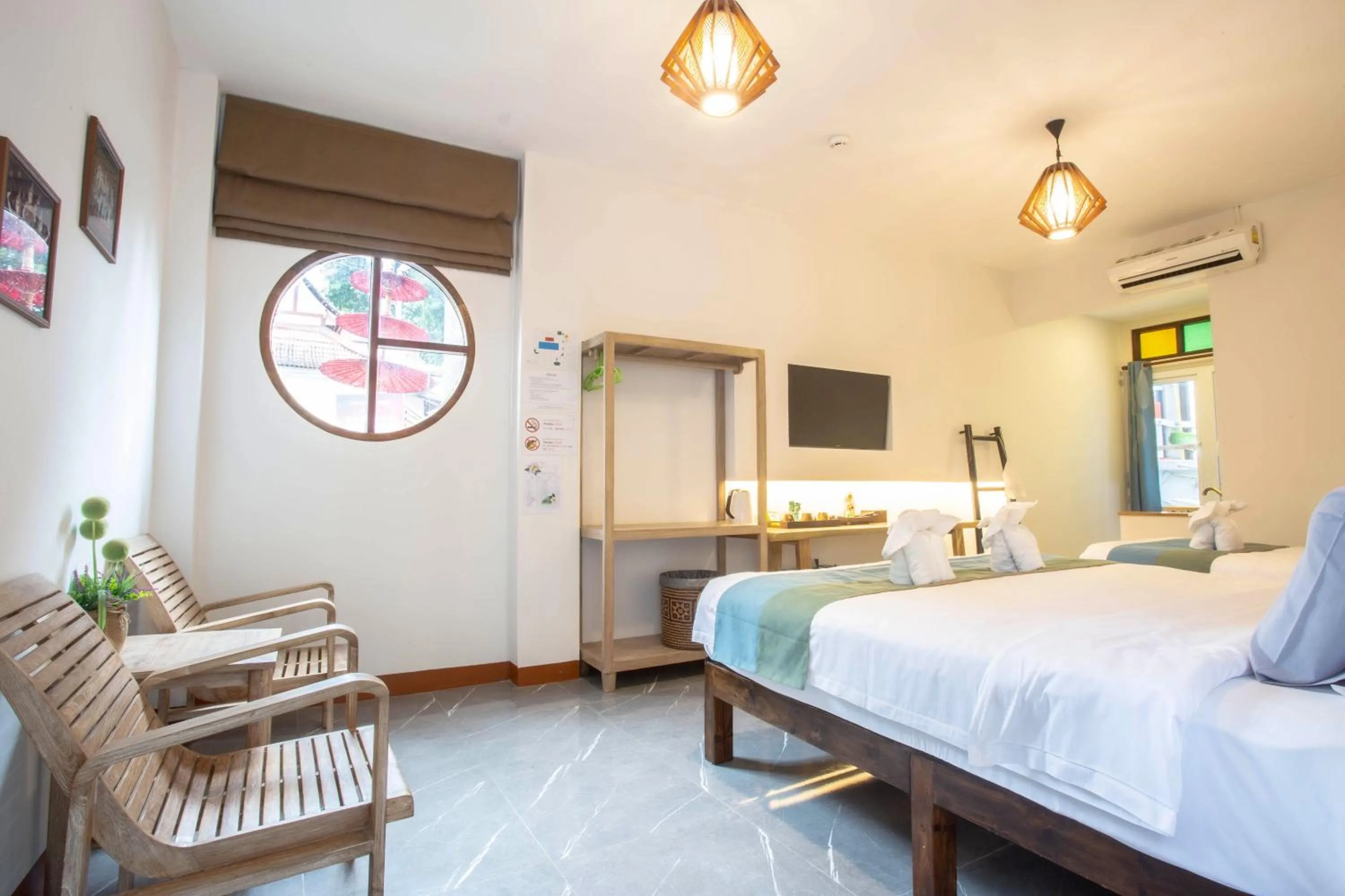 Bed in Hetai Boutique Hotel