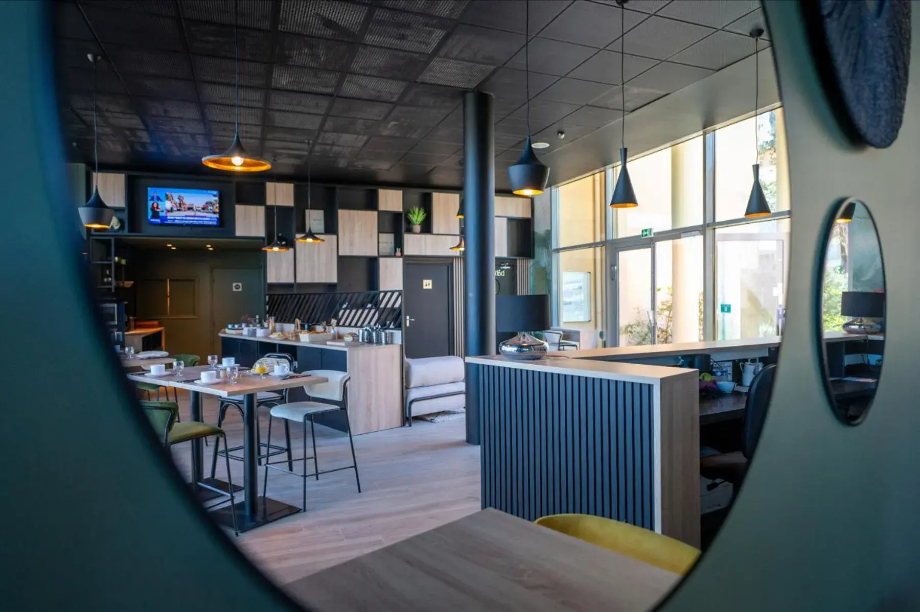 Lobby or reception in Nemea Appart Hotel Green Side Biot Sophia Antipolis Lobby or reception in Nemea Appart Hotel Green Side Biot Sophia Antipolis