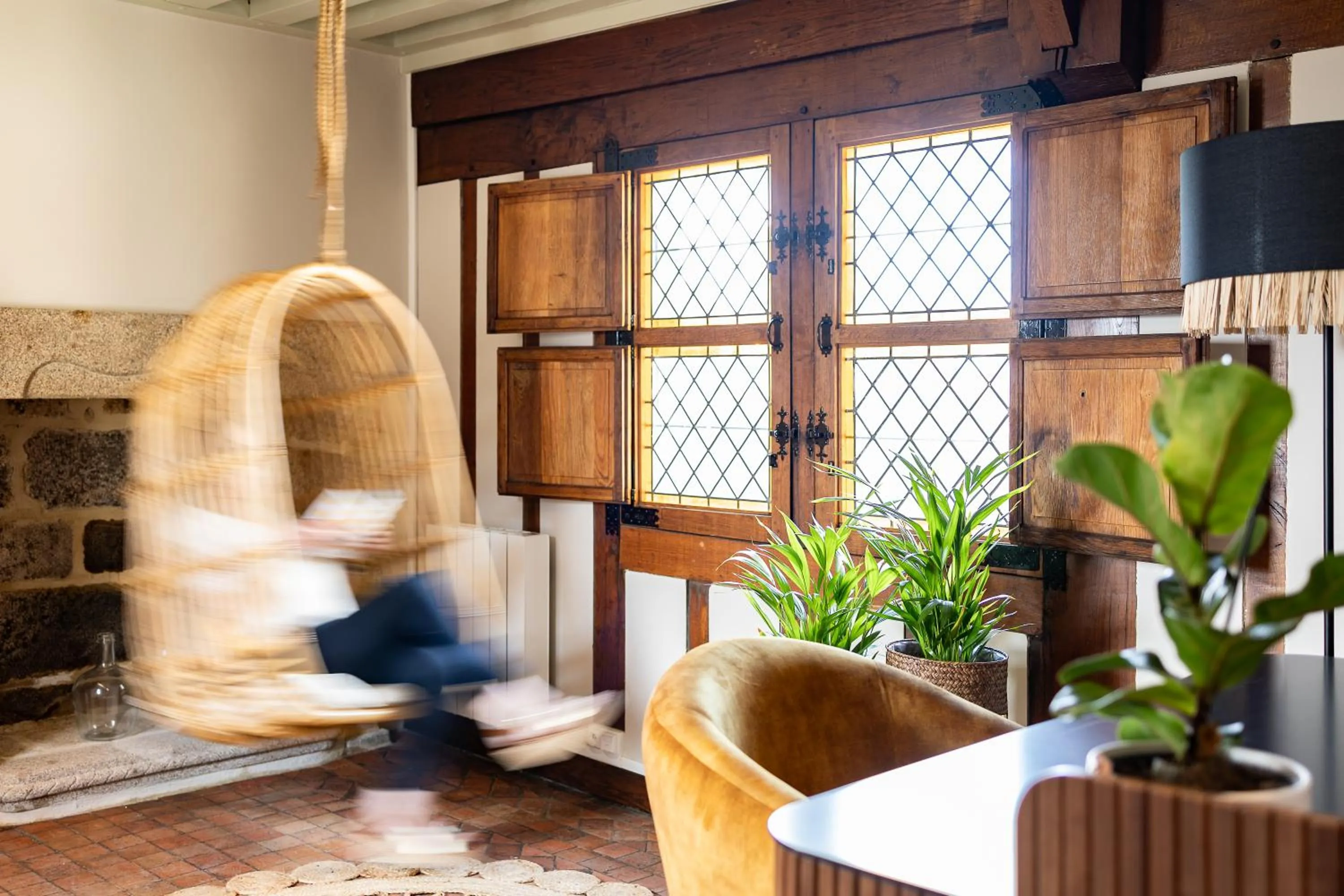 Living room in La Mère Poulard