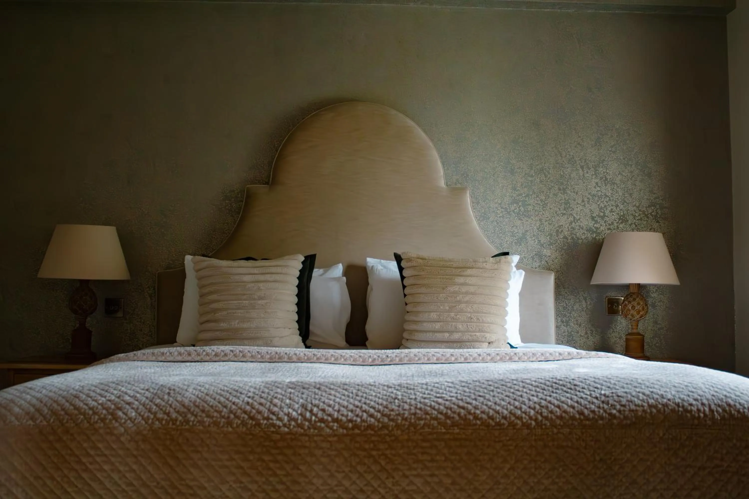 Bed in Manor House Hotel