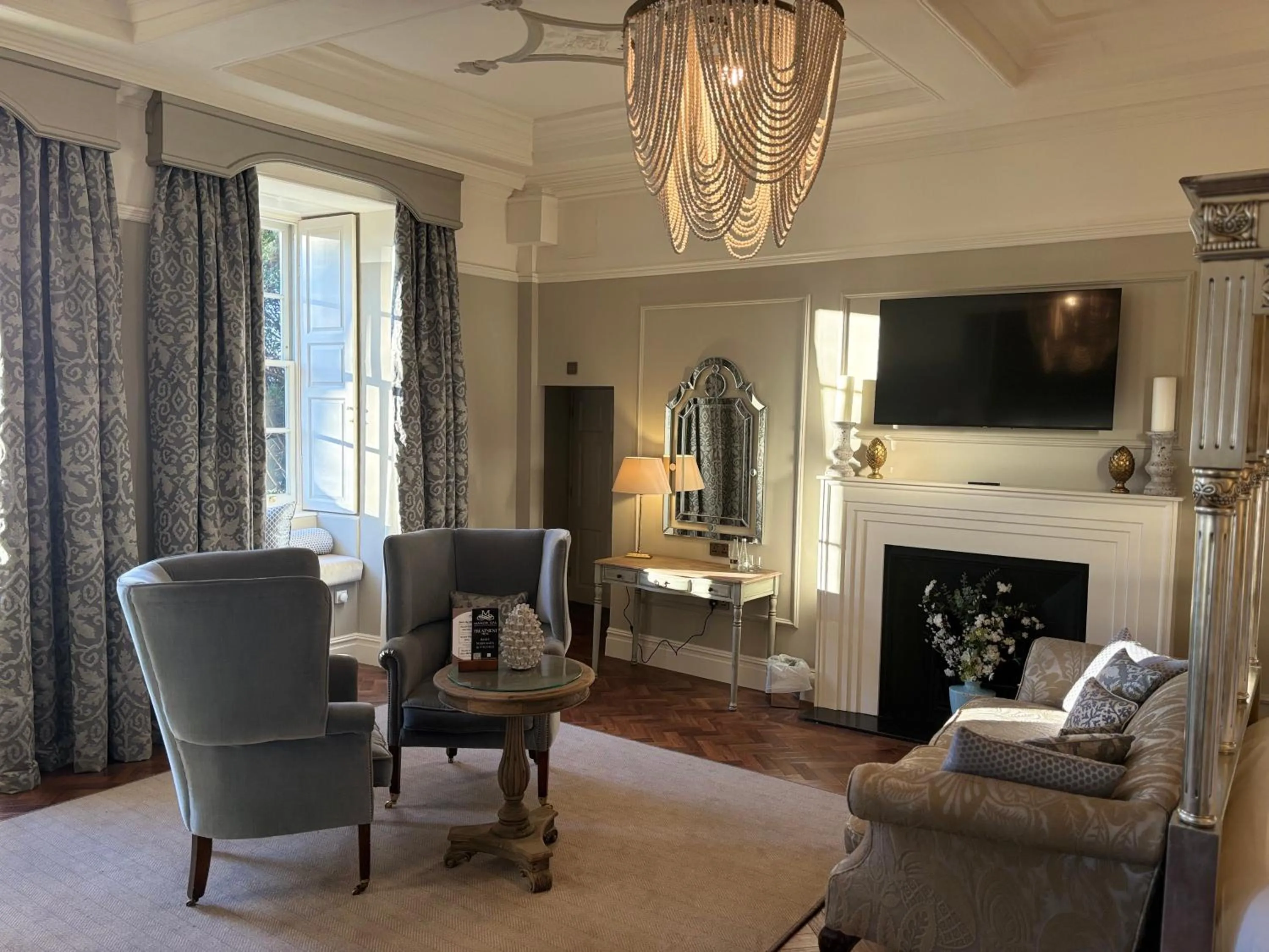 Bedroom in Manor House Hotel