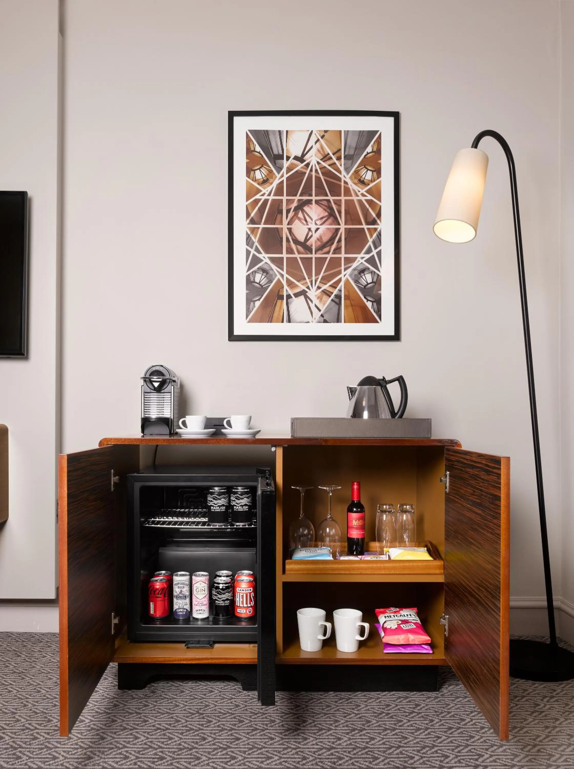 minibar in Strand Palace