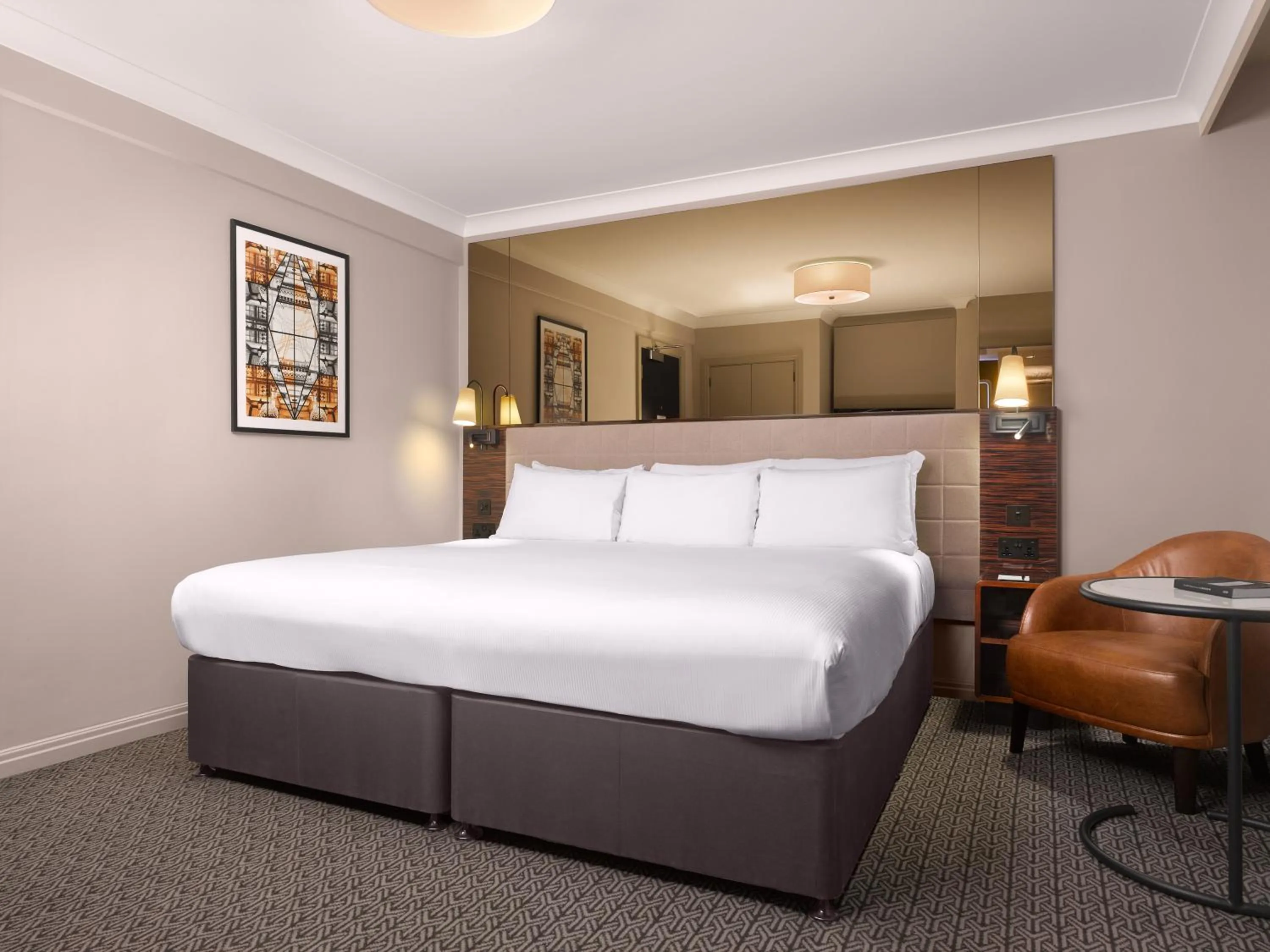 Bed in Strand Palace