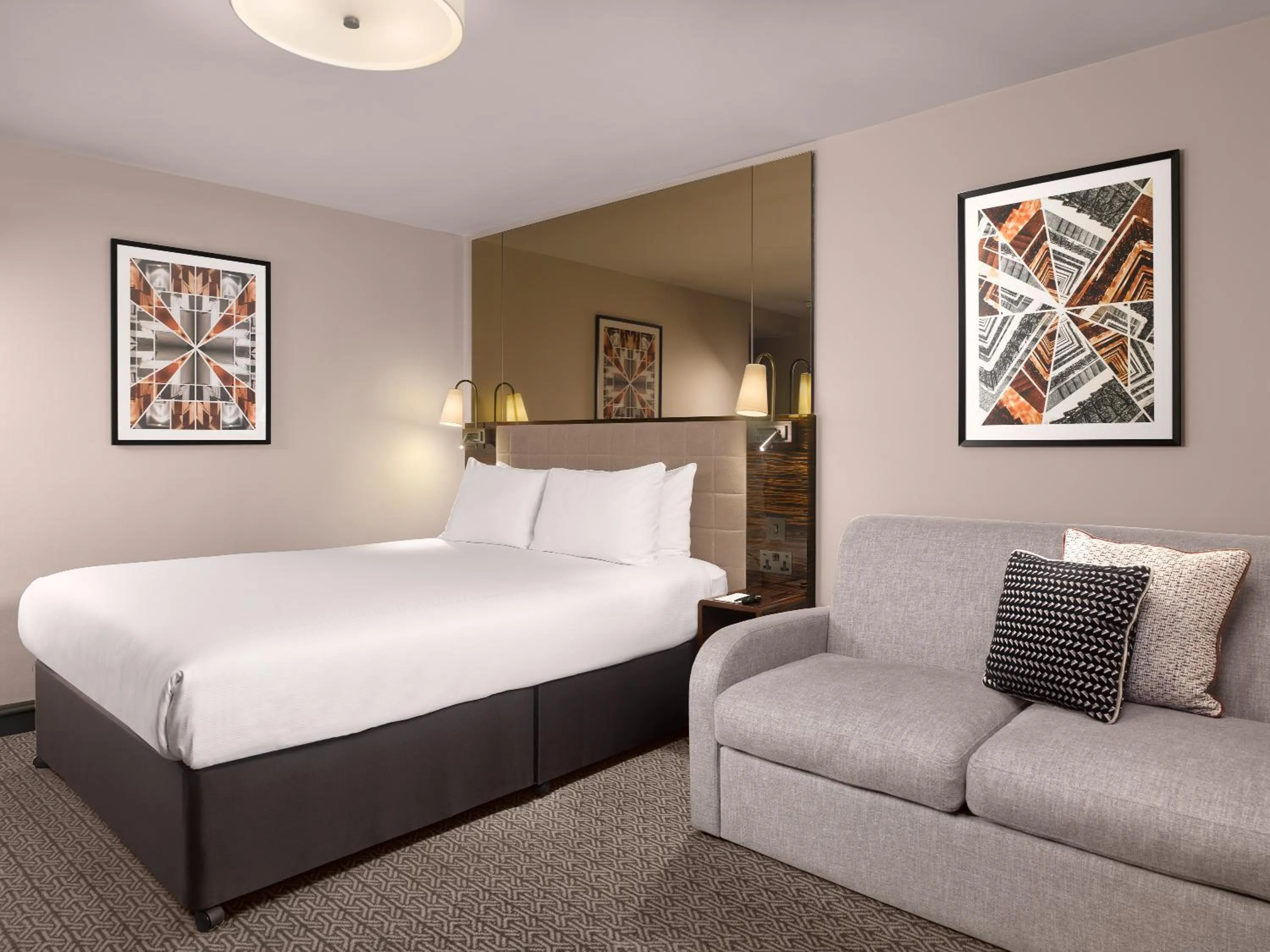 Bed in Strand Palace