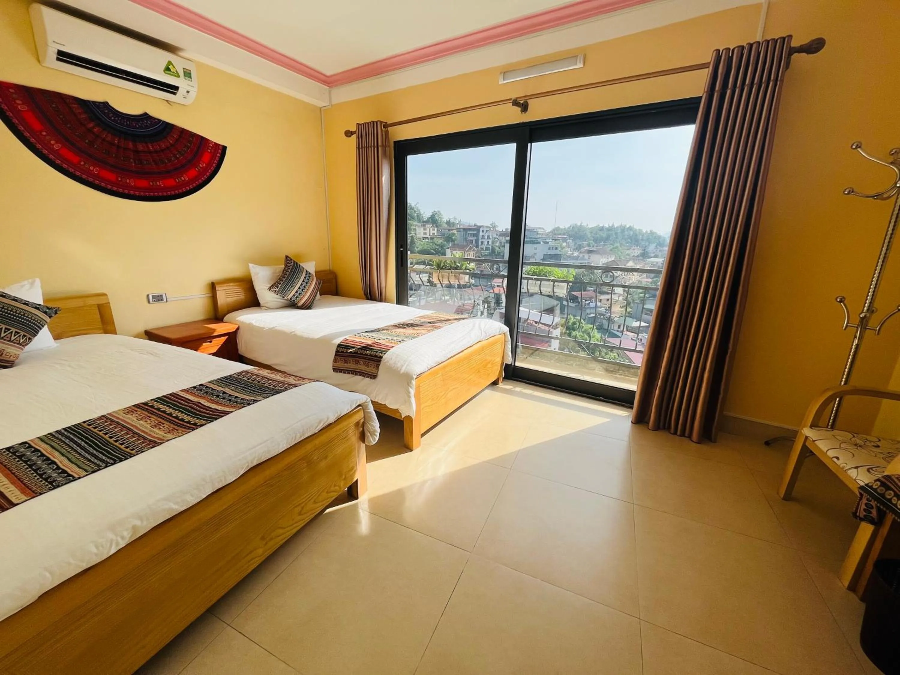 Bed in Sapa Paramount Hotel