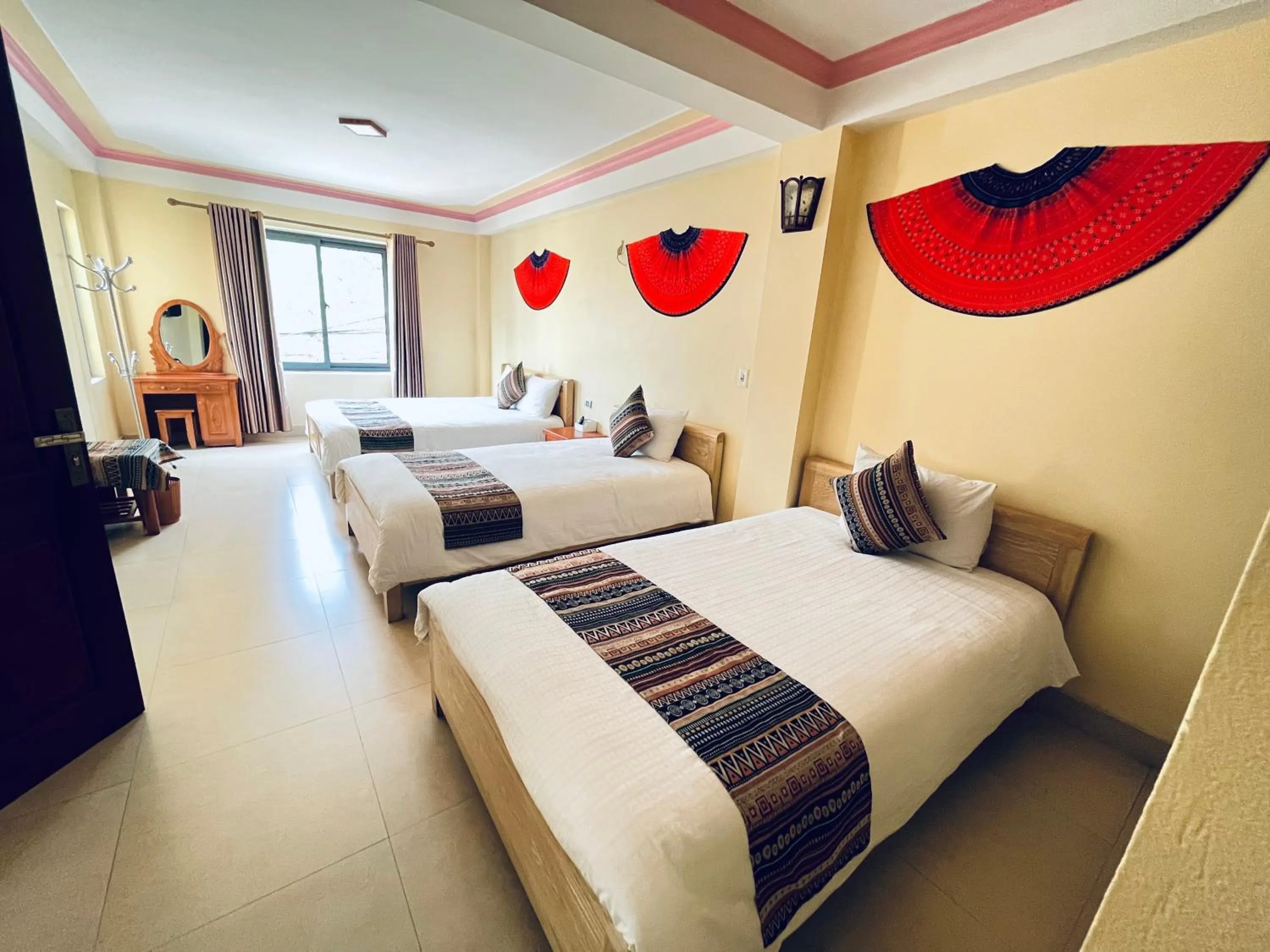 Bed in Sapa Paramount Hotel