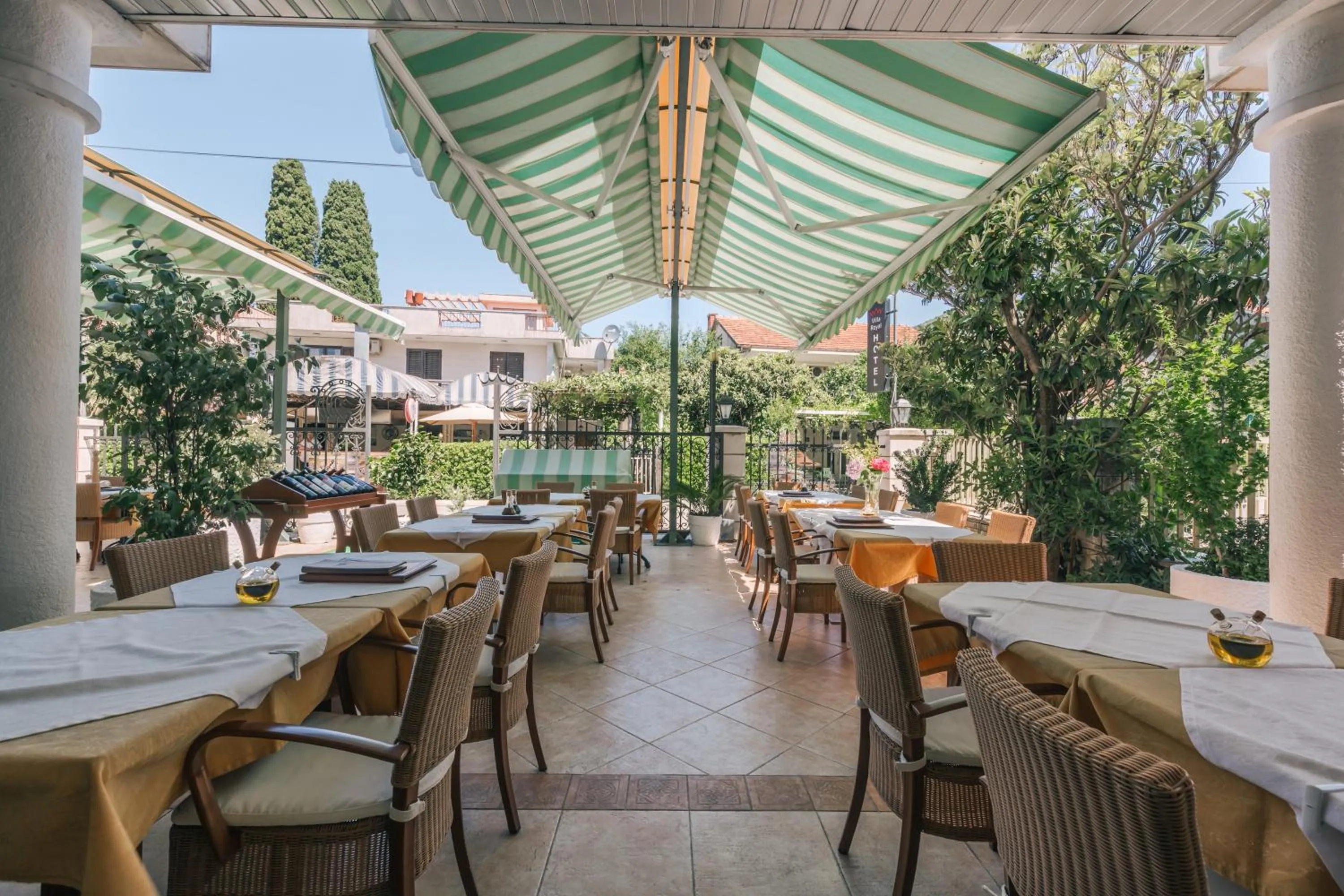 Patio in Villa Royal Apartments