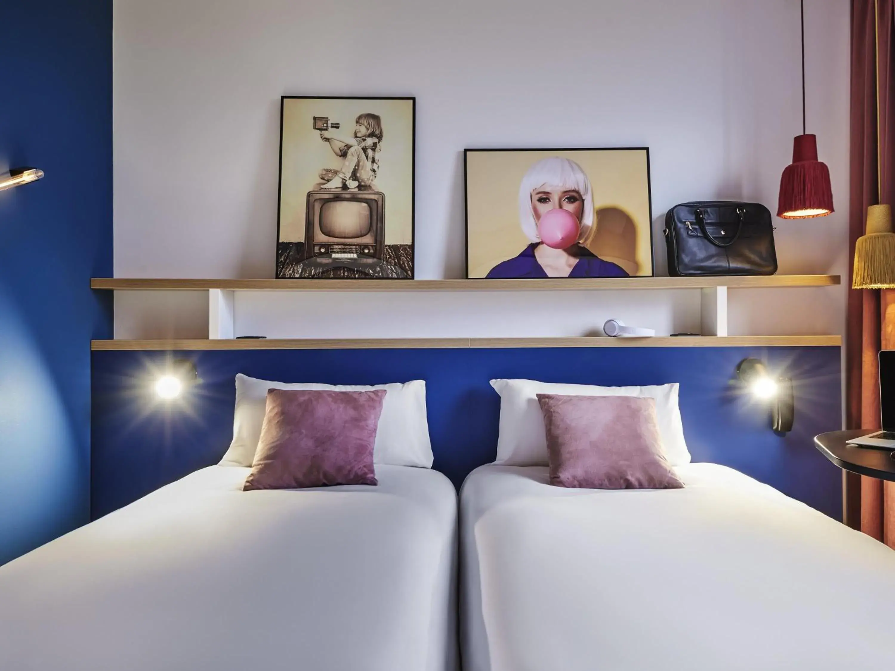 Bedroom, Bed in Ibis Styles Paris Gennevilliers Bedroom, Bed in Ibis Styles Paris Gennevilliers