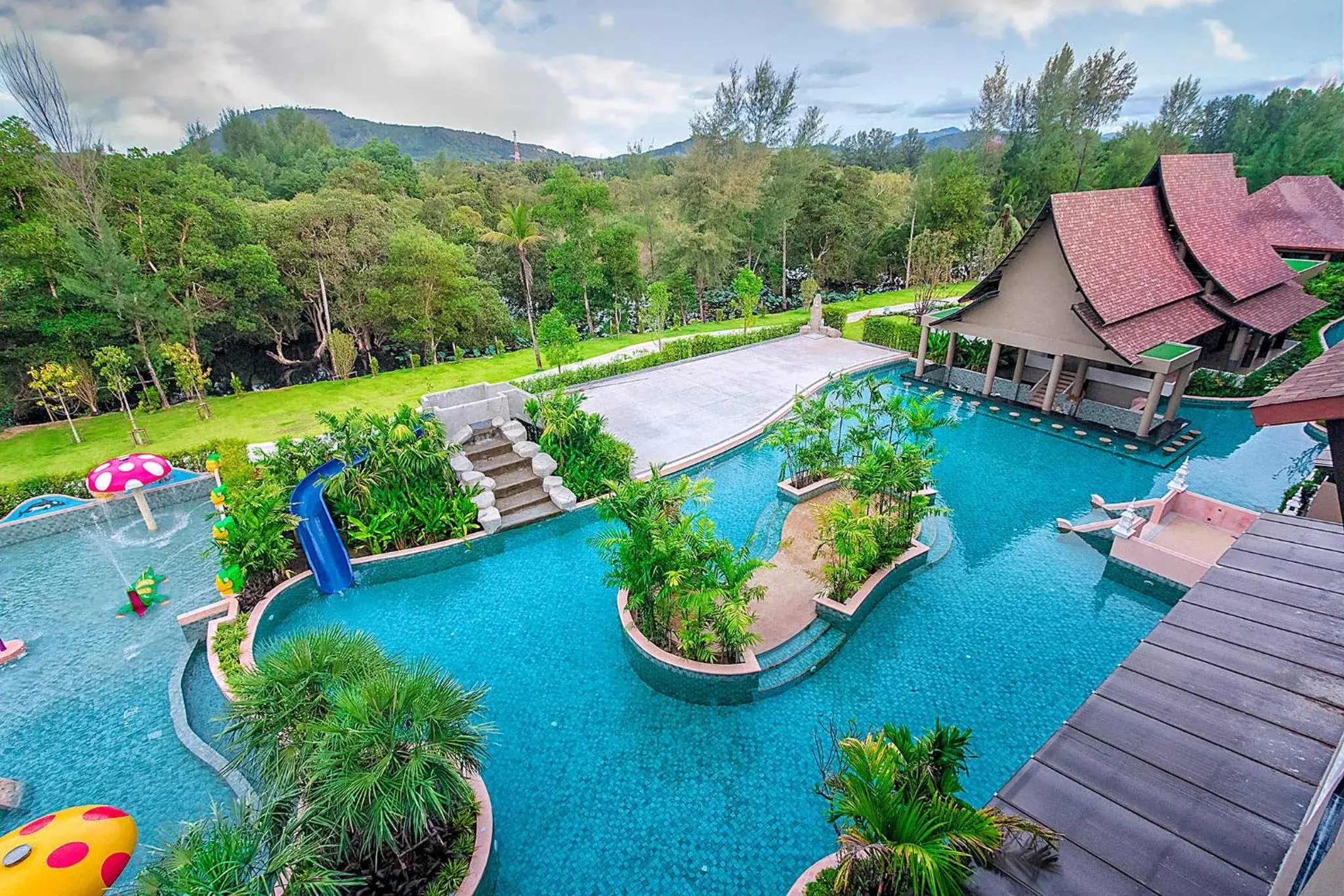 Bird's eye view in Maikhao Palm Beach Resort - SHA Plus Bird's eye view in Maikhao Palm Beach Resort - SHA Plus