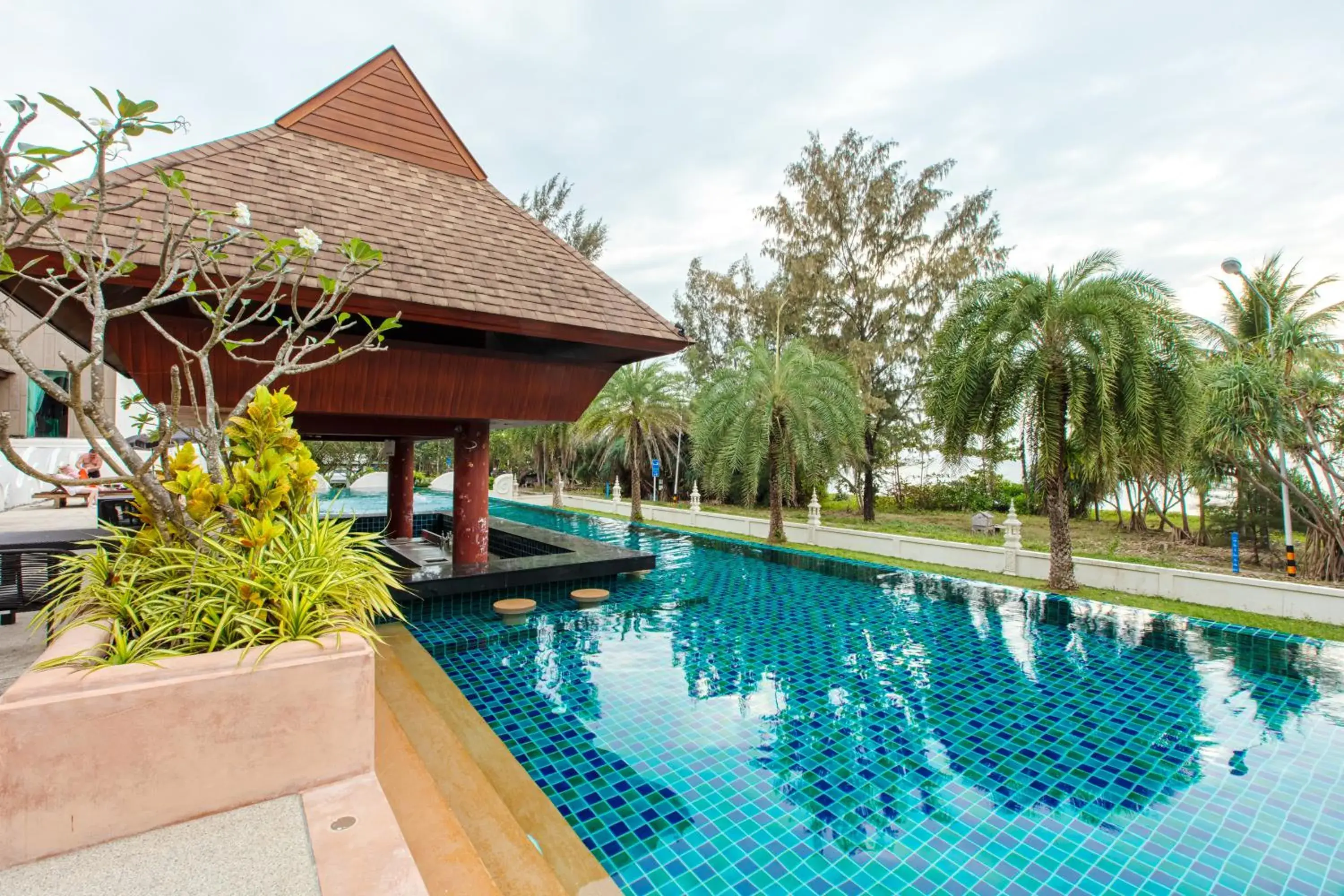 Swimming pool in Maikhao Palm Beach Resort - SHA Plus Swimming pool in Maikhao Palm Beach Resort - SHA Plus
