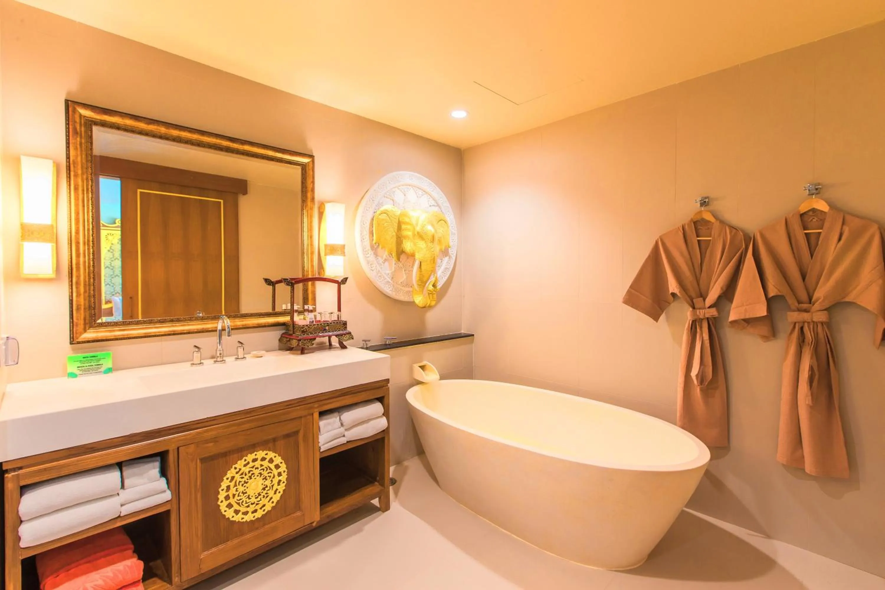 Bathroom in Maikhao Palm Beach Resort - SHA Plus