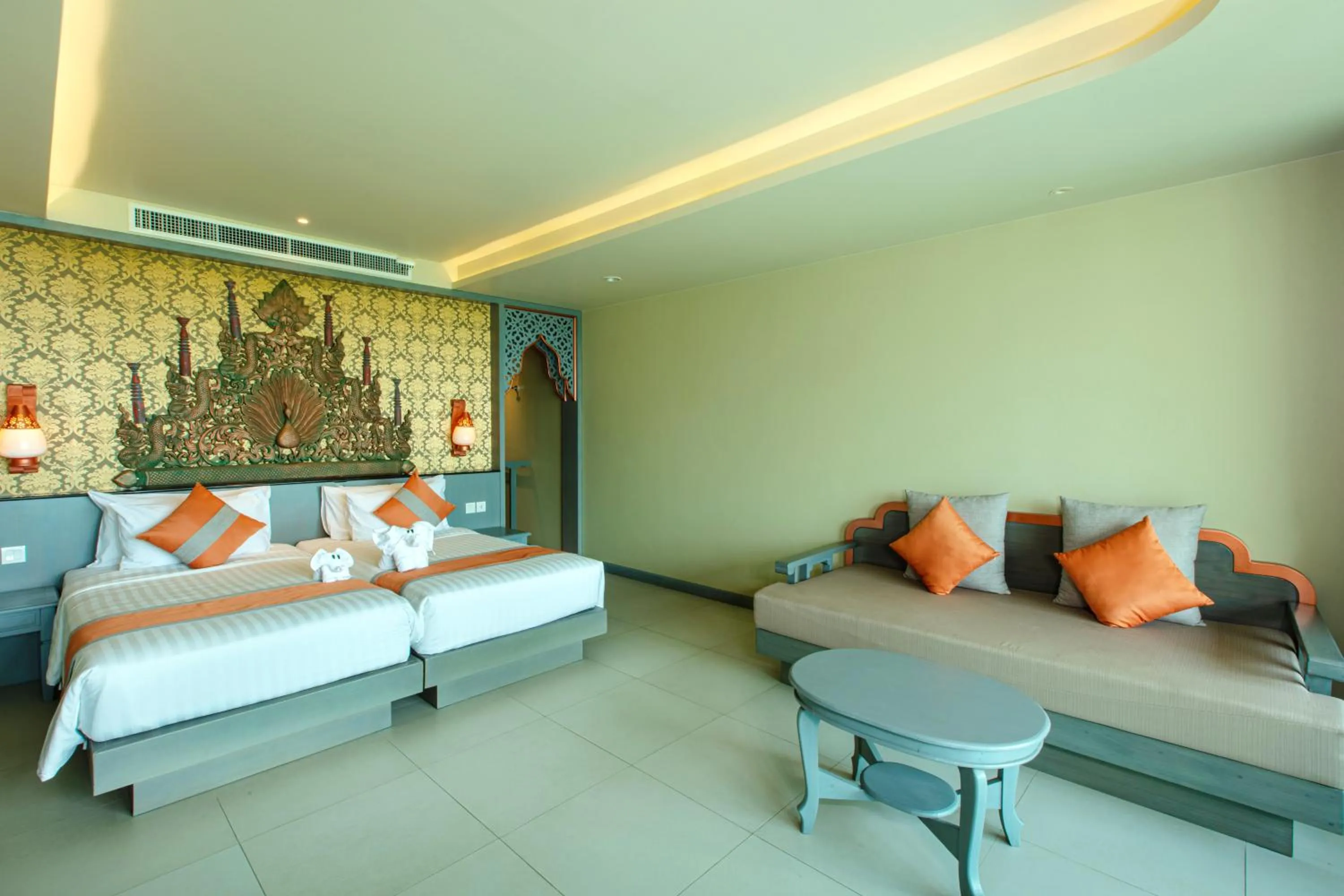 Bedroom, Bed in Maikhao Palm Beach Resort - SHA Plus