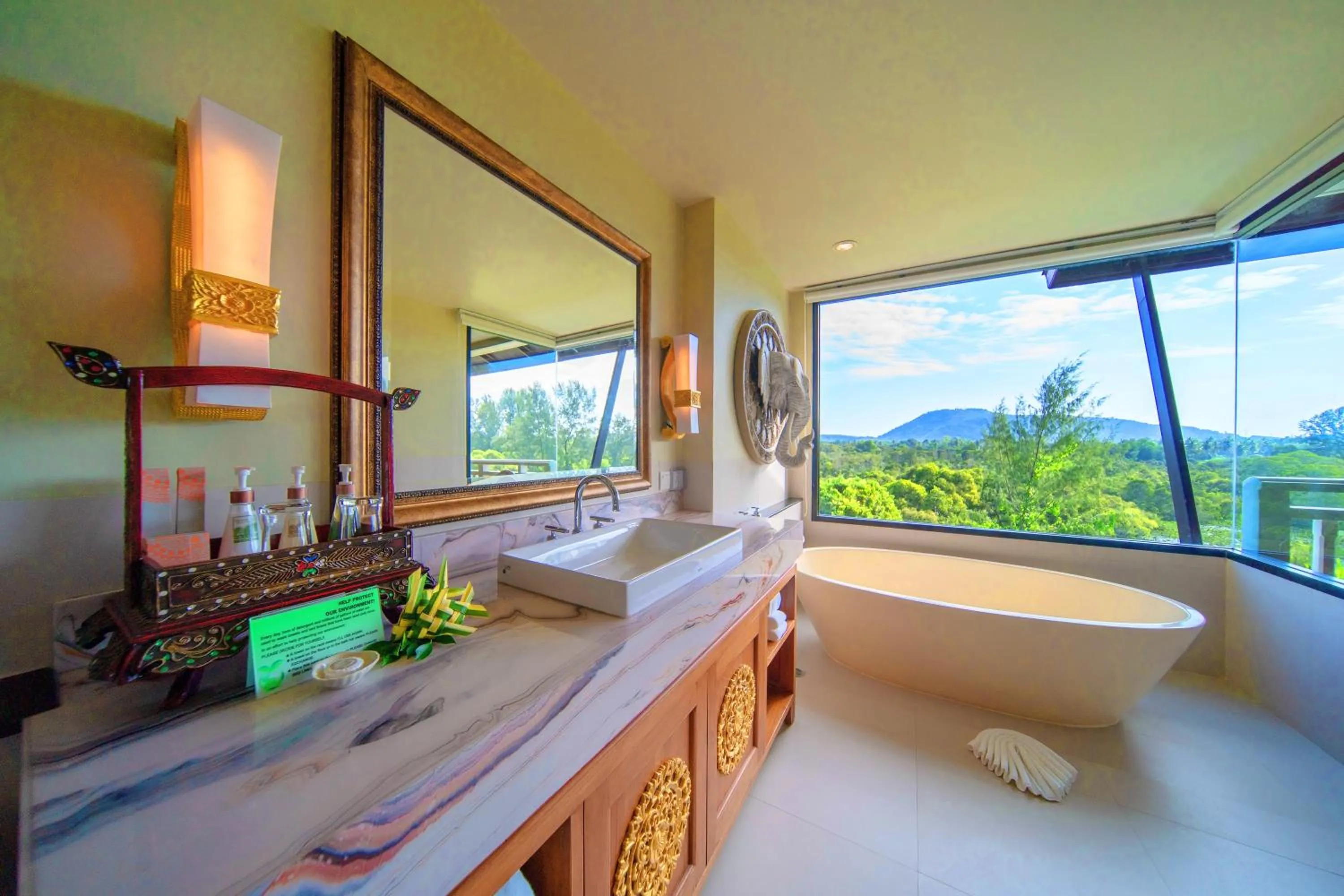Bathroom in Maikhao Palm Beach Resort - SHA Plus
