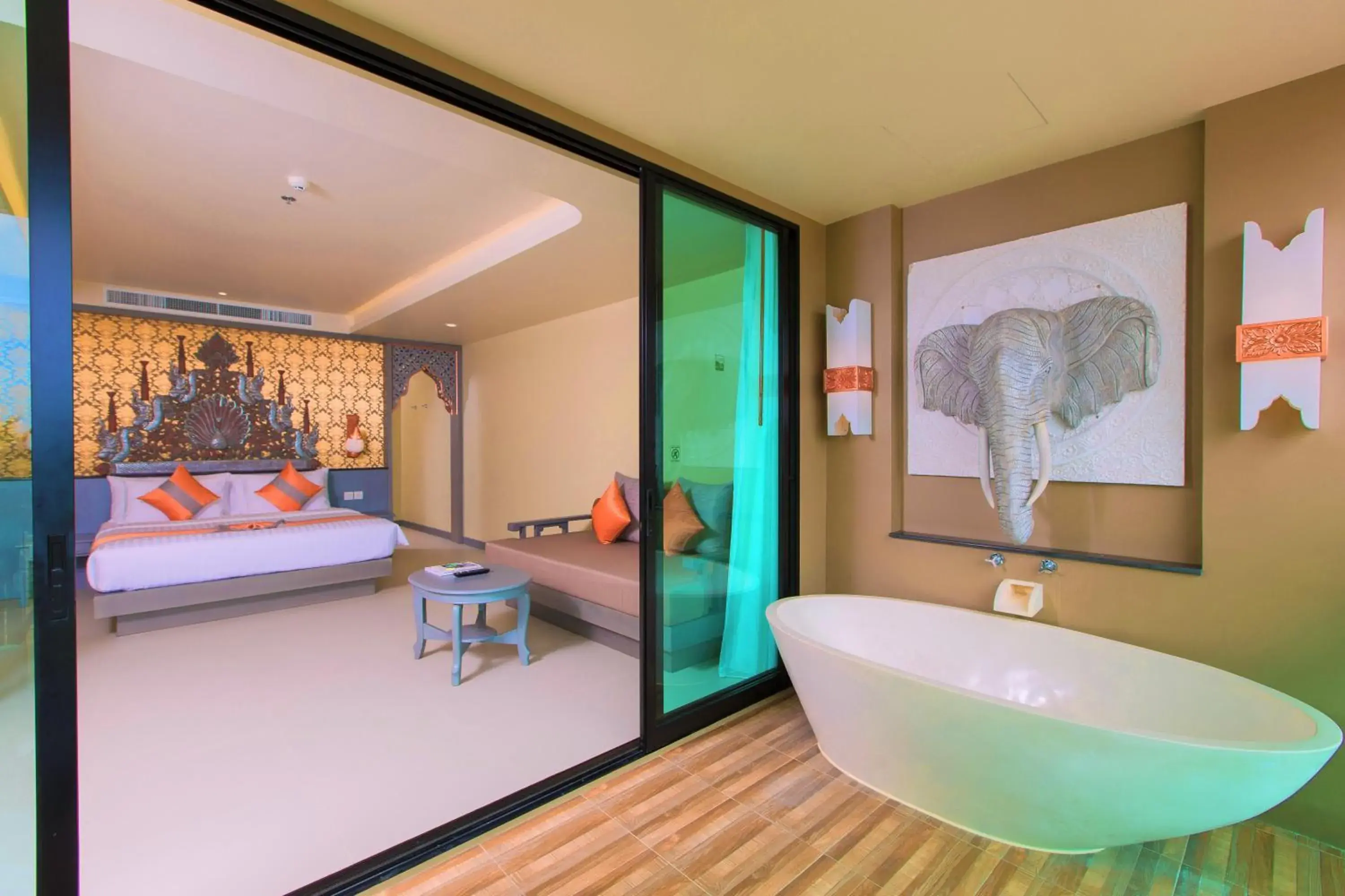 Bedroom, Bed in Maikhao Palm Beach Resort - SHA Plus Bedroom, Bed in Maikhao Palm Beach Resort - SHA Plus