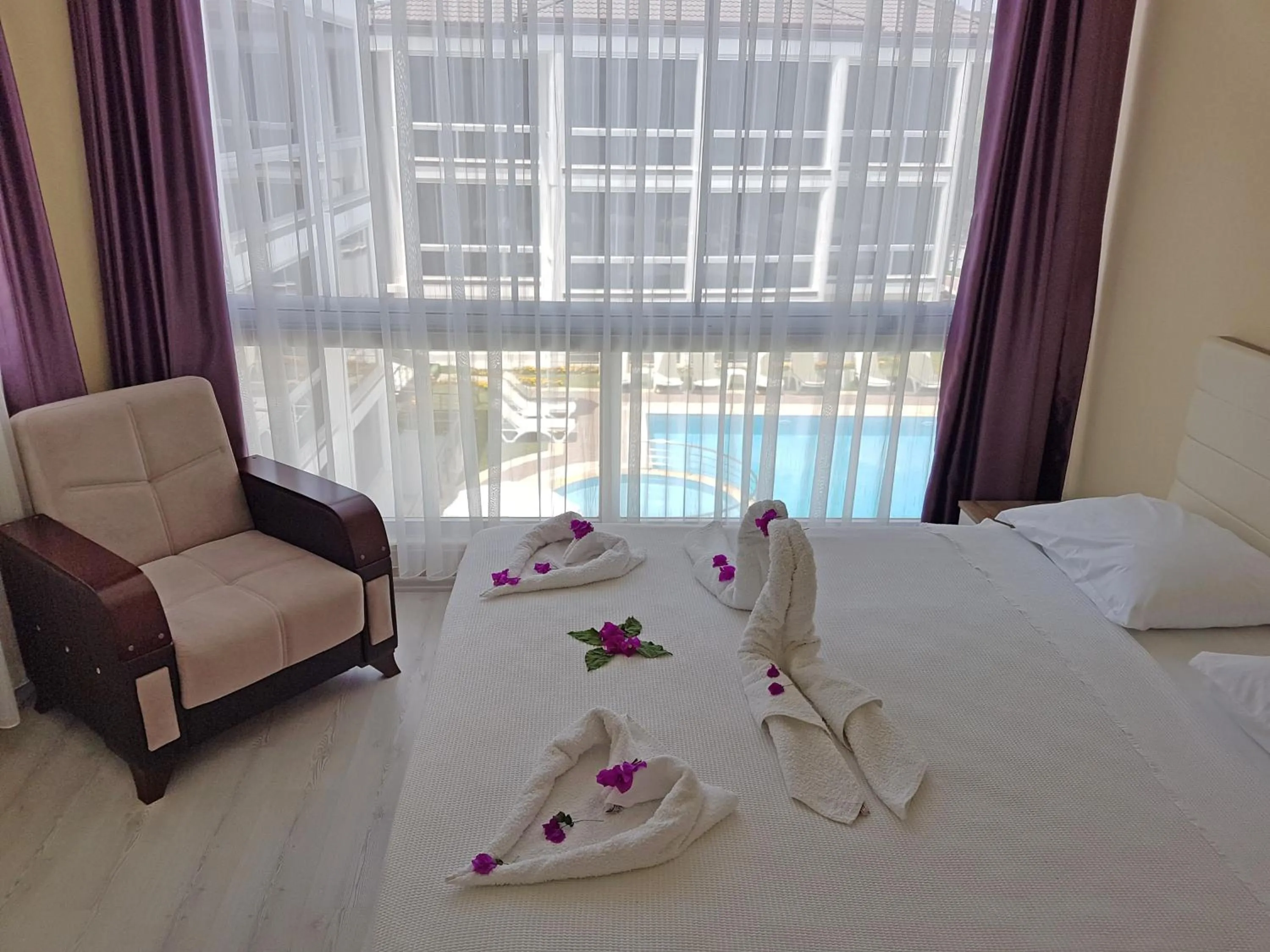 Bed in Agva Apart Otel