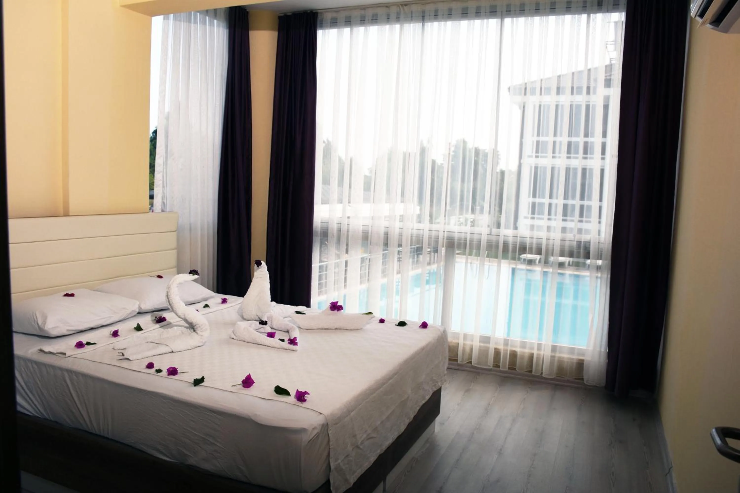 Bed in Agva Apart Otel