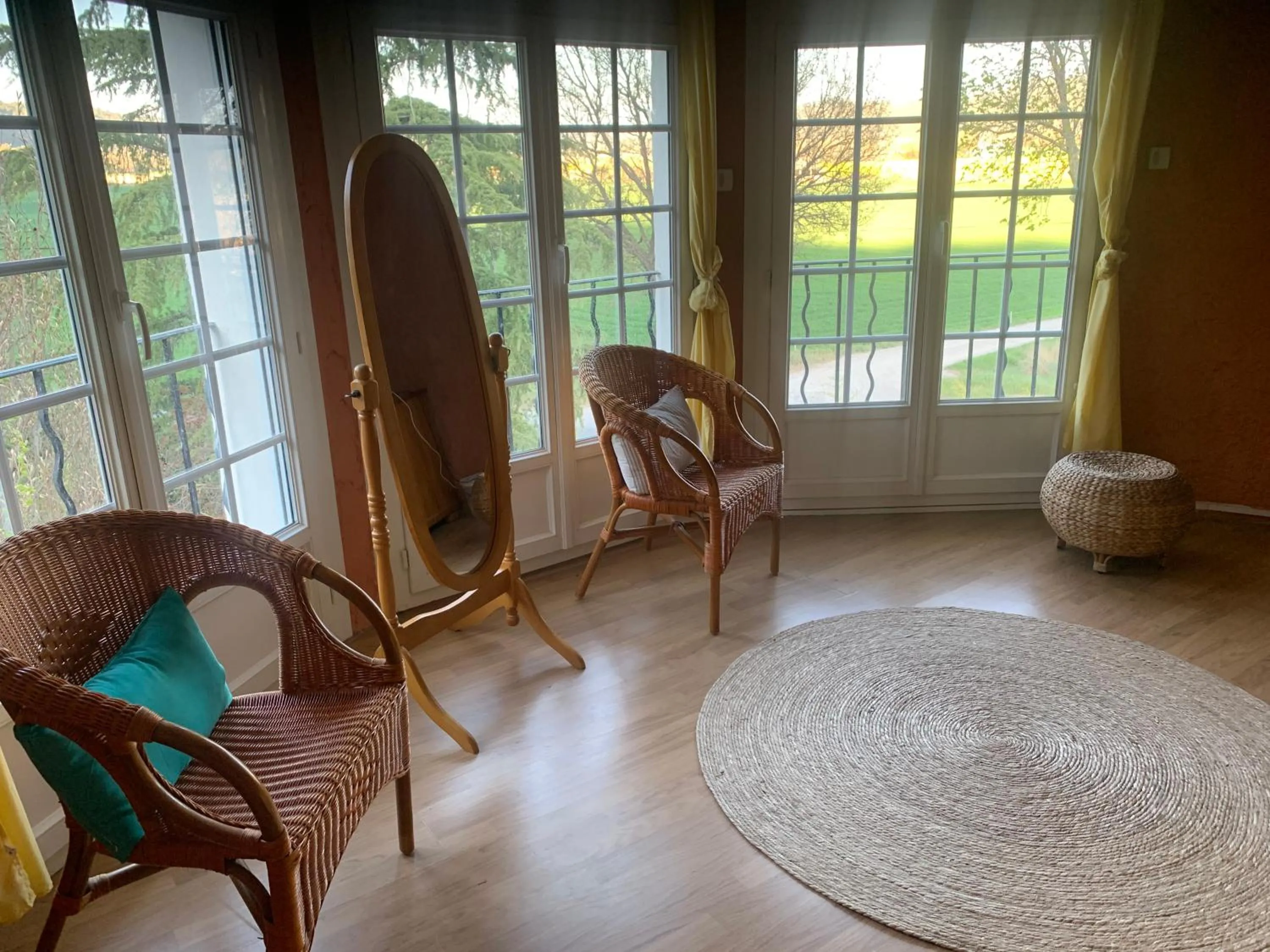 Seating area in Bastide du Bonheur Saint Donat