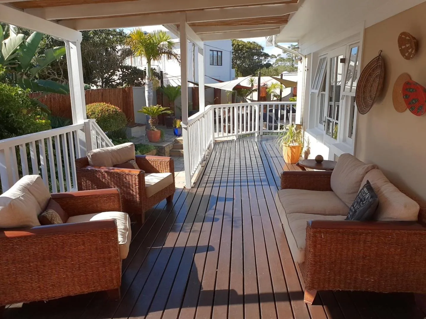 Balcony/Terrace in African Breeze Guesthouse