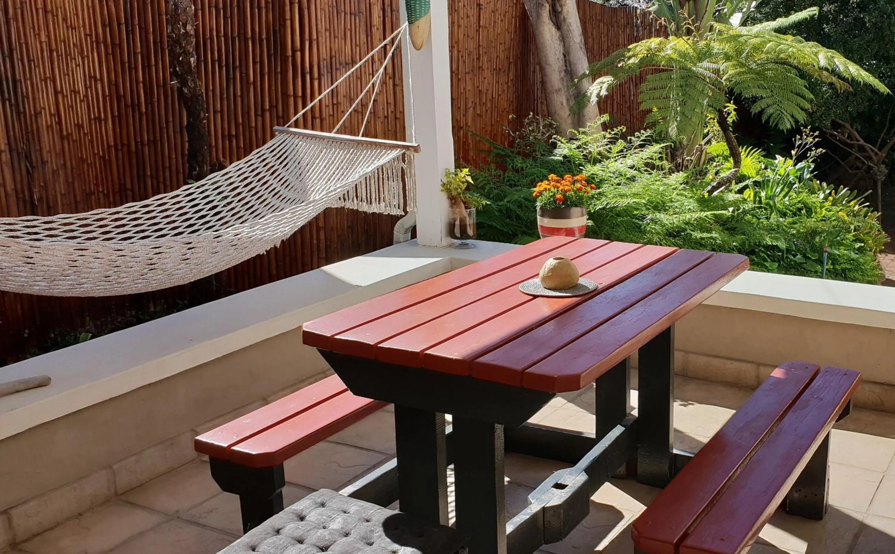 Balcony/Terrace in African Breeze Guesthouse