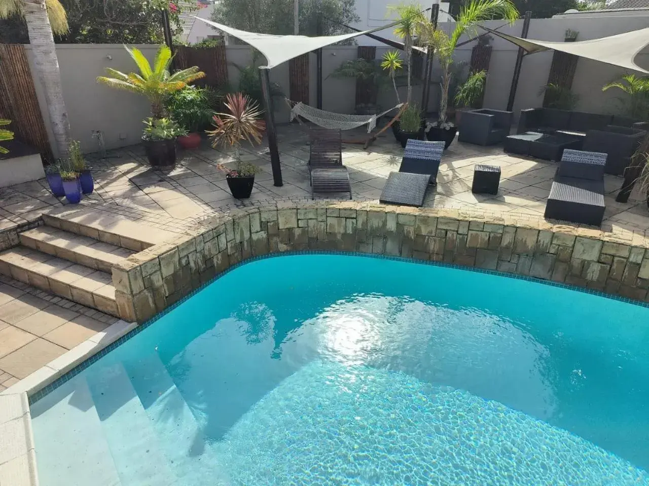 Living room in African Breeze Guesthouse Living room in African Breeze Guesthouse