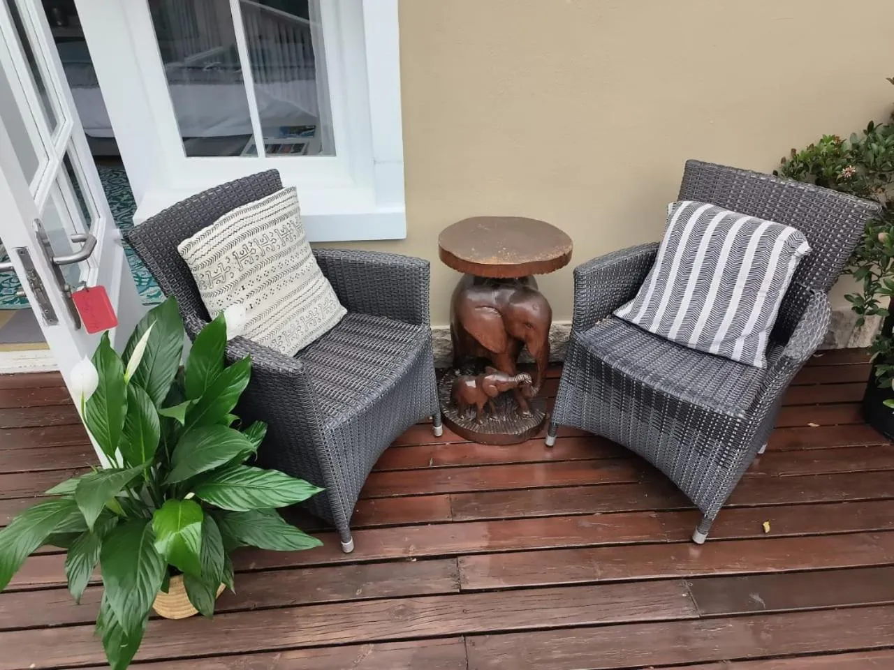 Patio in African Breeze Guesthouse