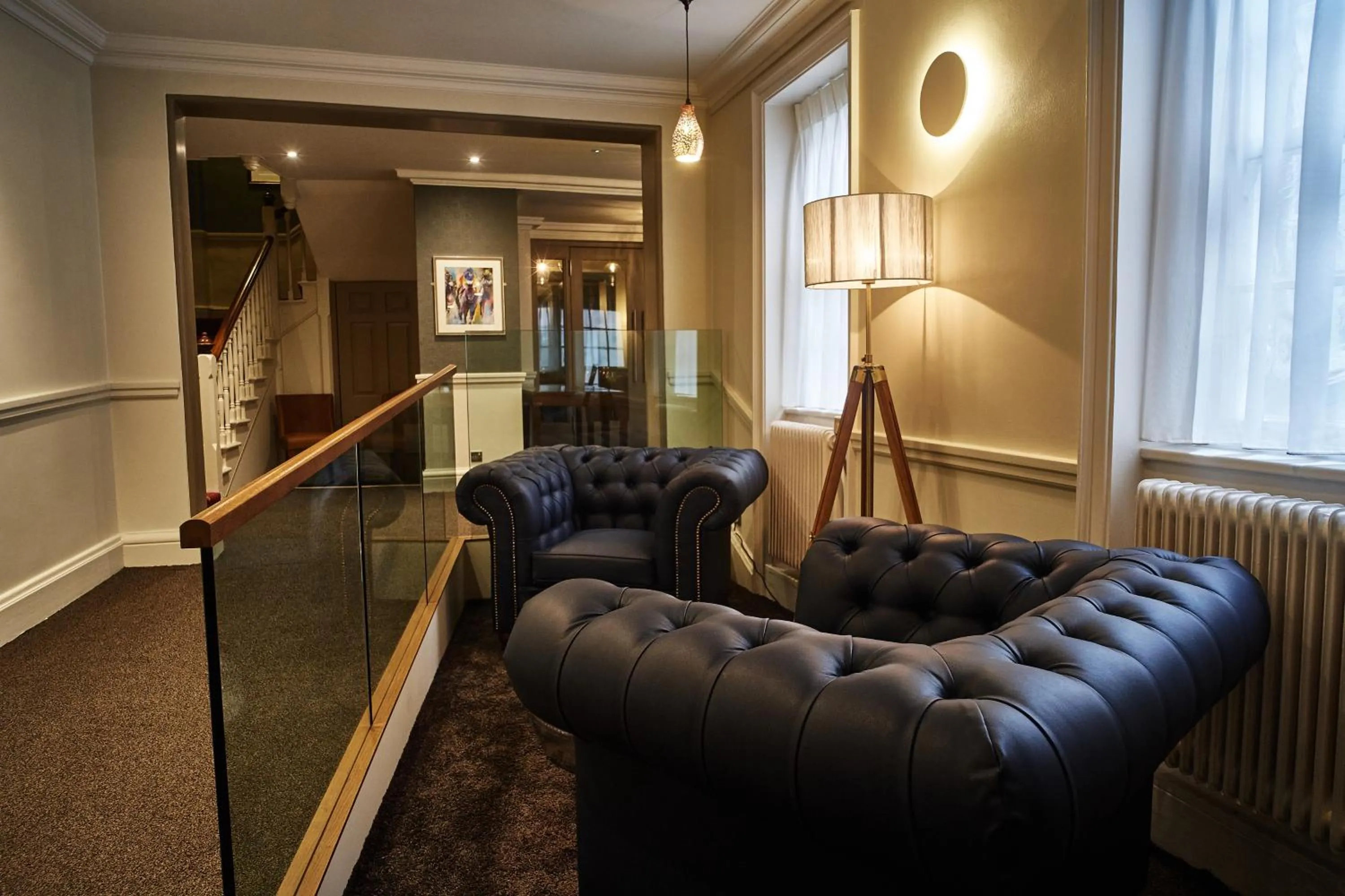 Lobby or reception in The Chequers Hotel