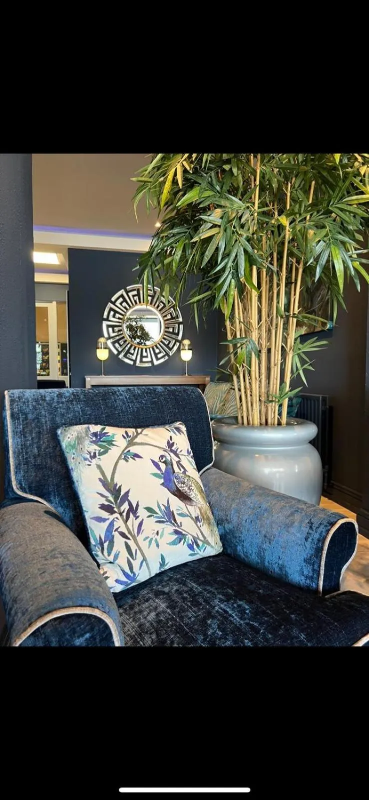 Seating area in Majestic Hotel