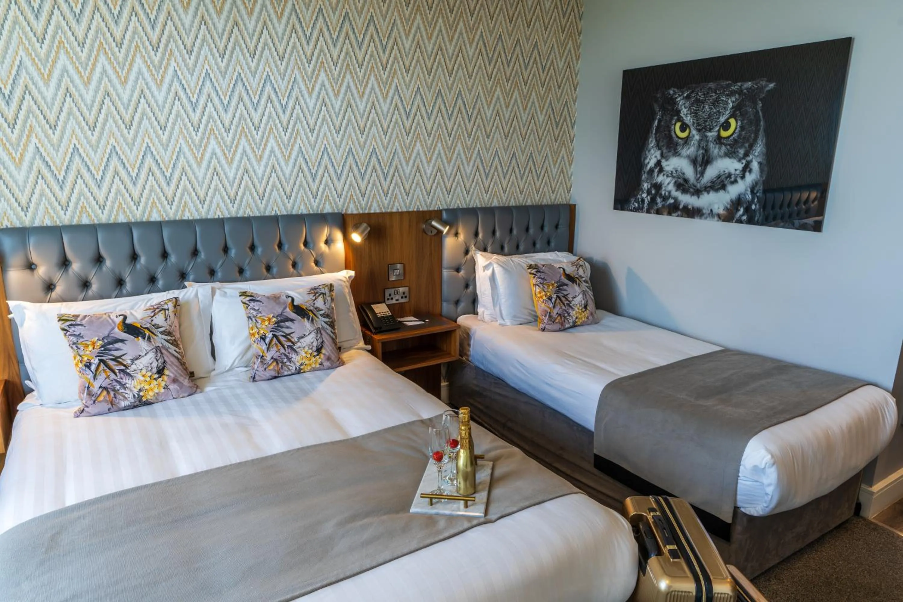 Bed in Majestic Hotel