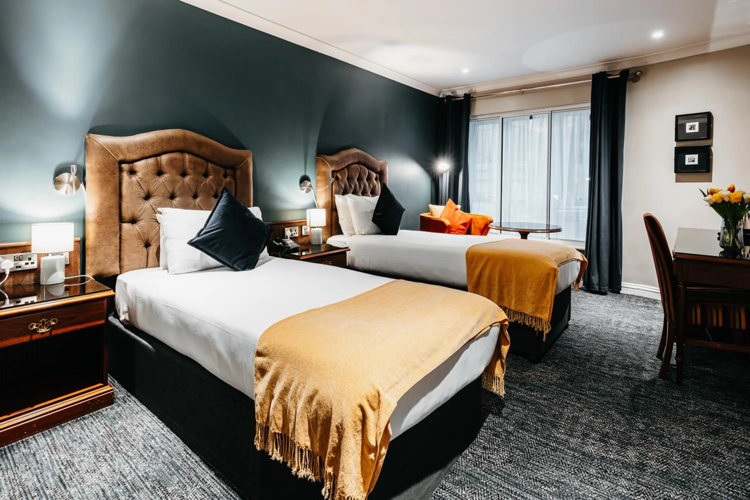 Bed in Drury Court Hotel