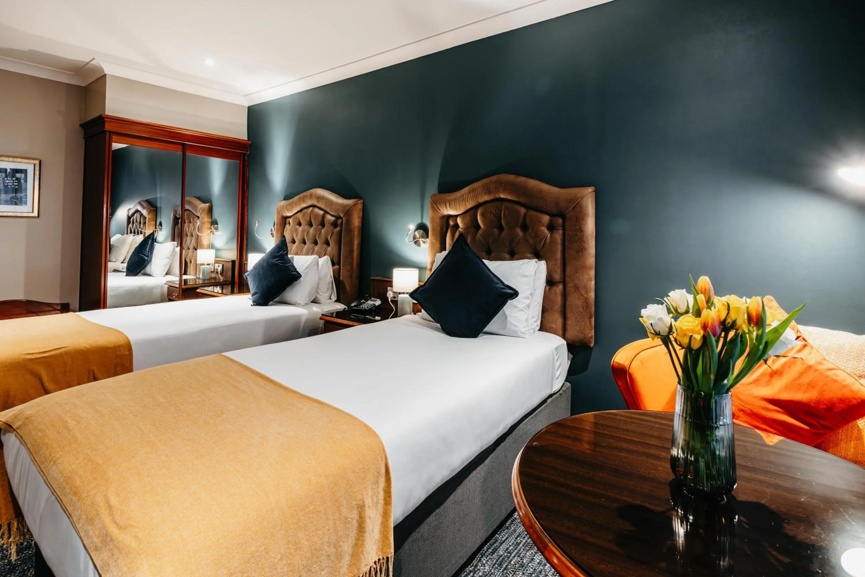 Bed in Drury Court Hotel