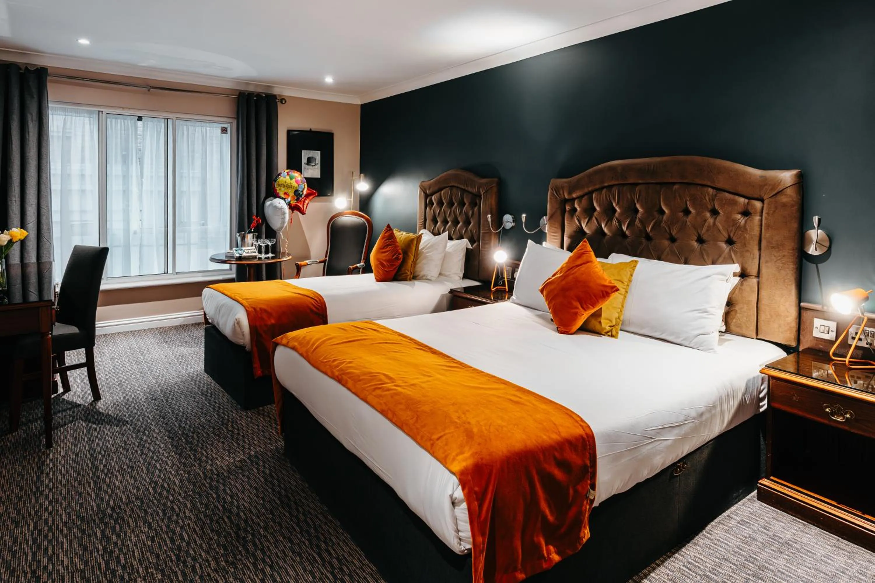 Bed in Drury Court Hotel