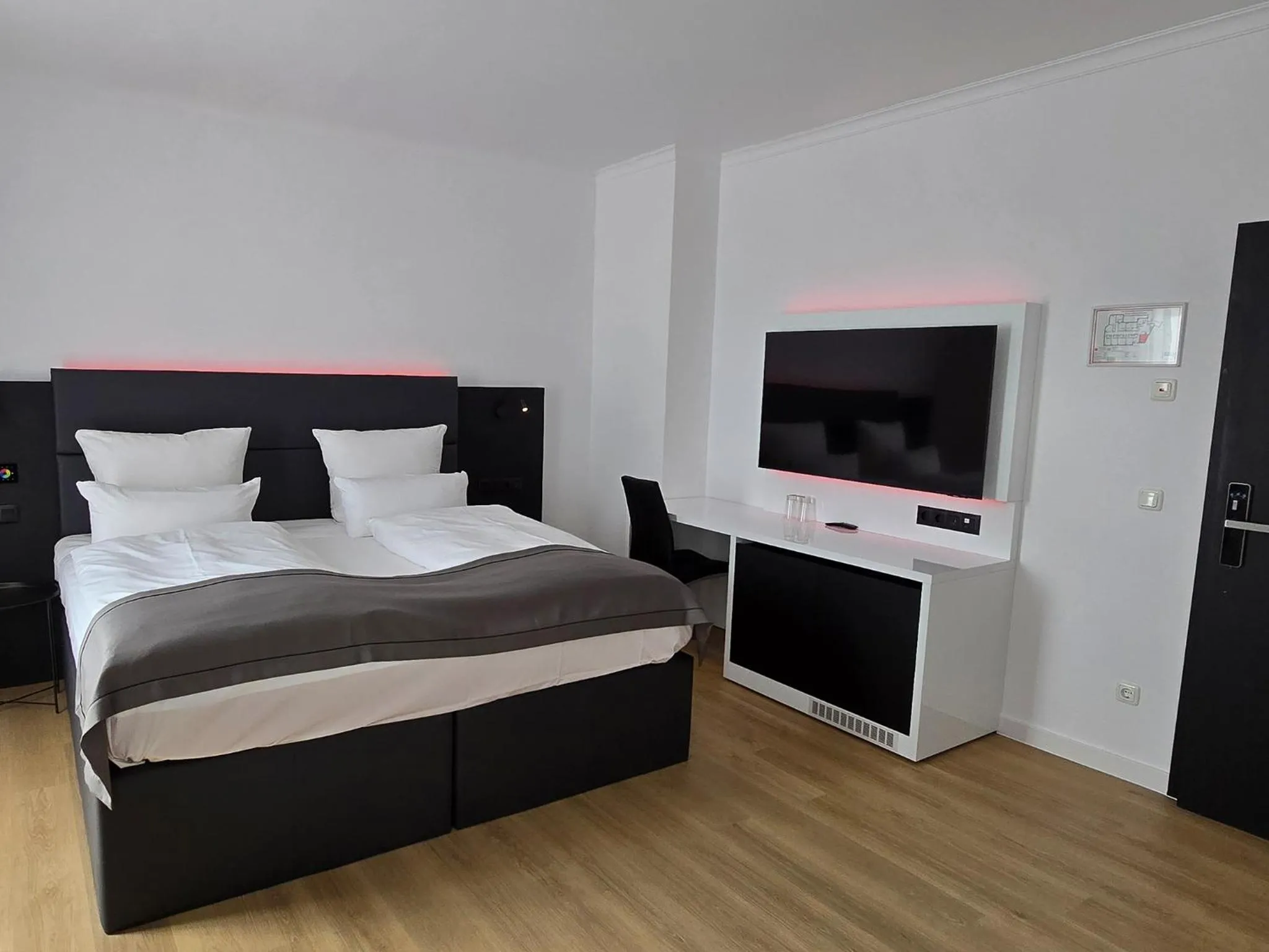 Photo of the whole room, Bed in DORMERO Hotel Coburg