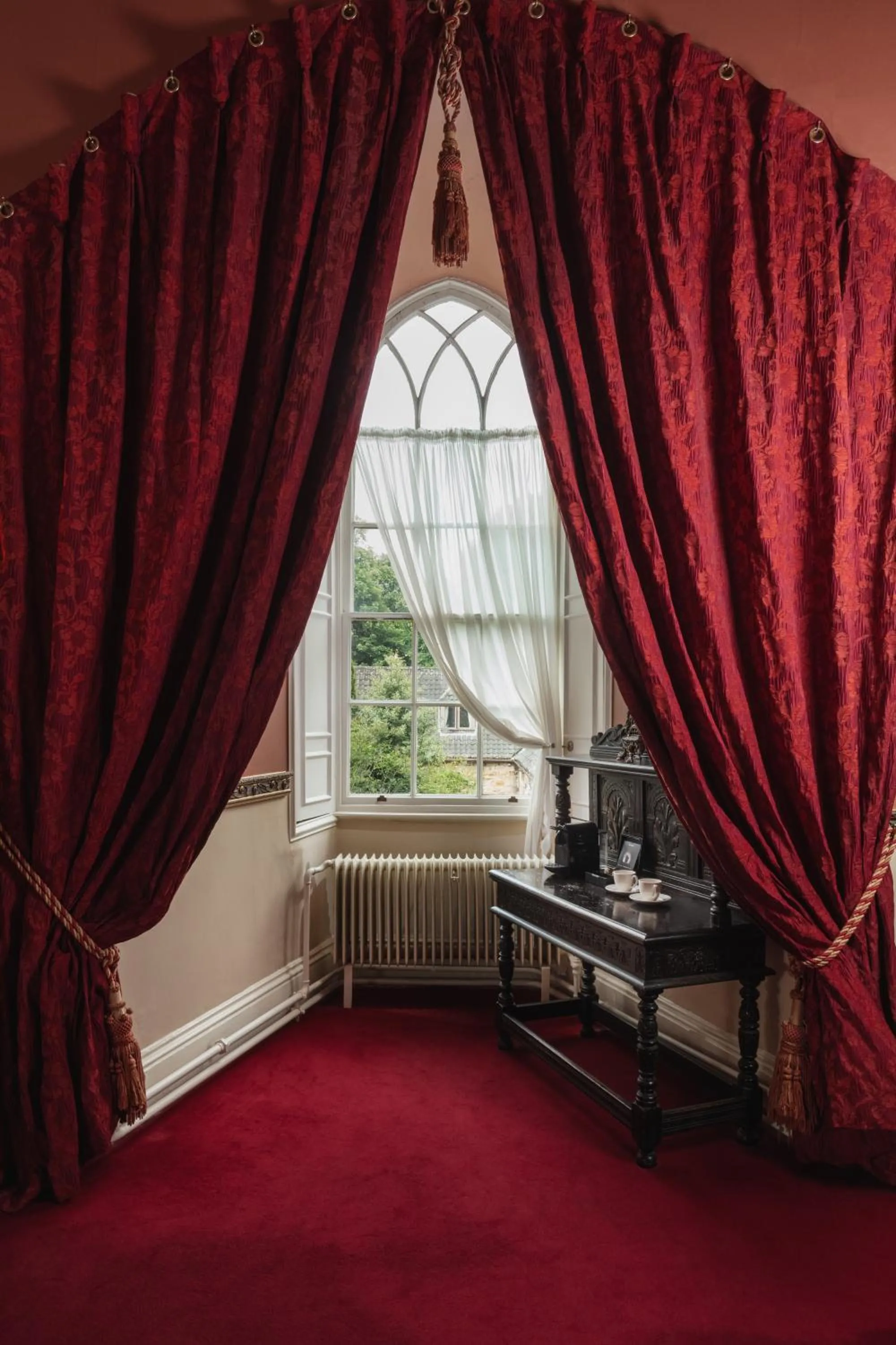 Seating area in Lumley Castle Hotel