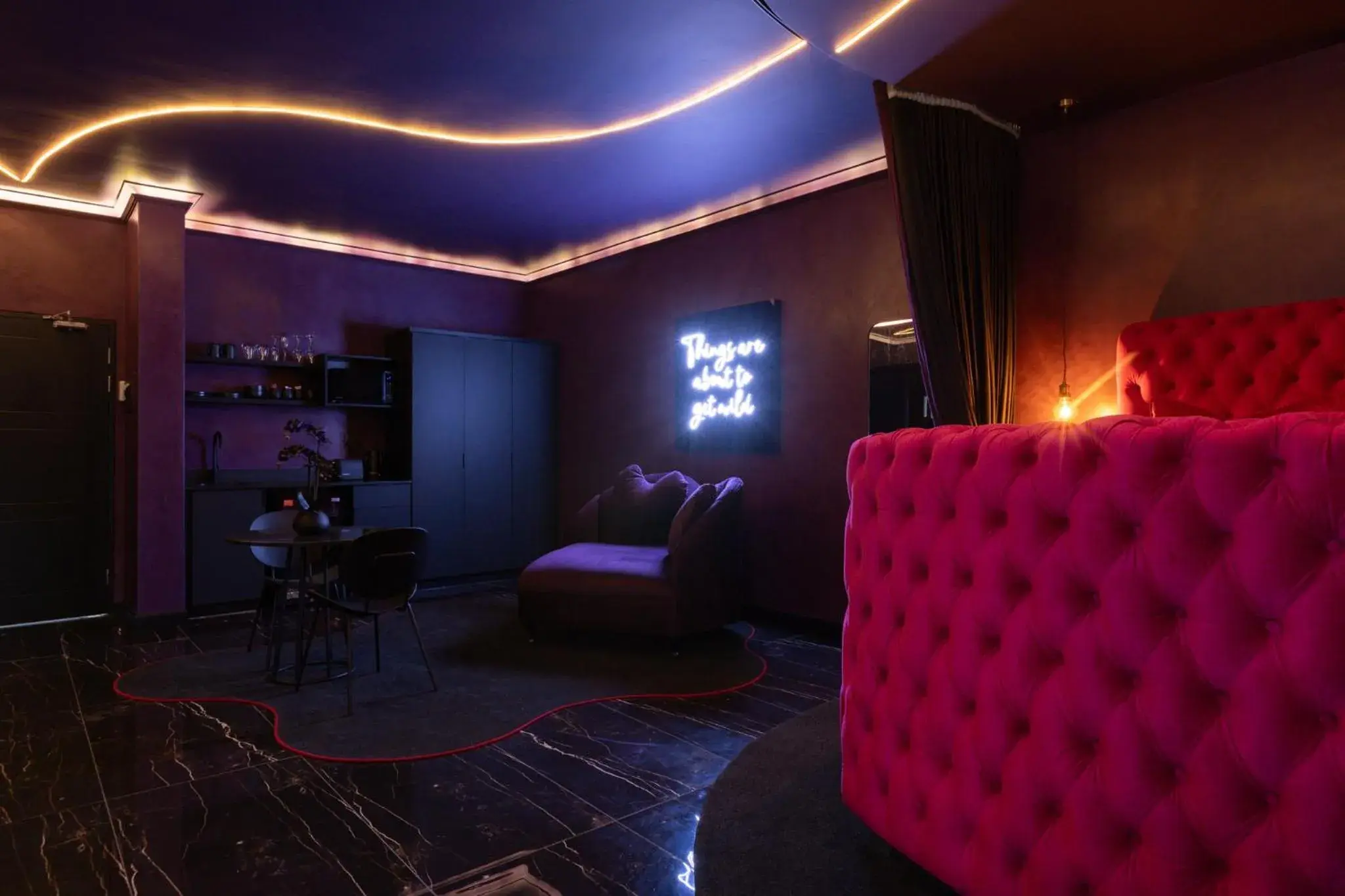 Living room in Mint Hotel Rosebank Living room in Mint Hotel Rosebank