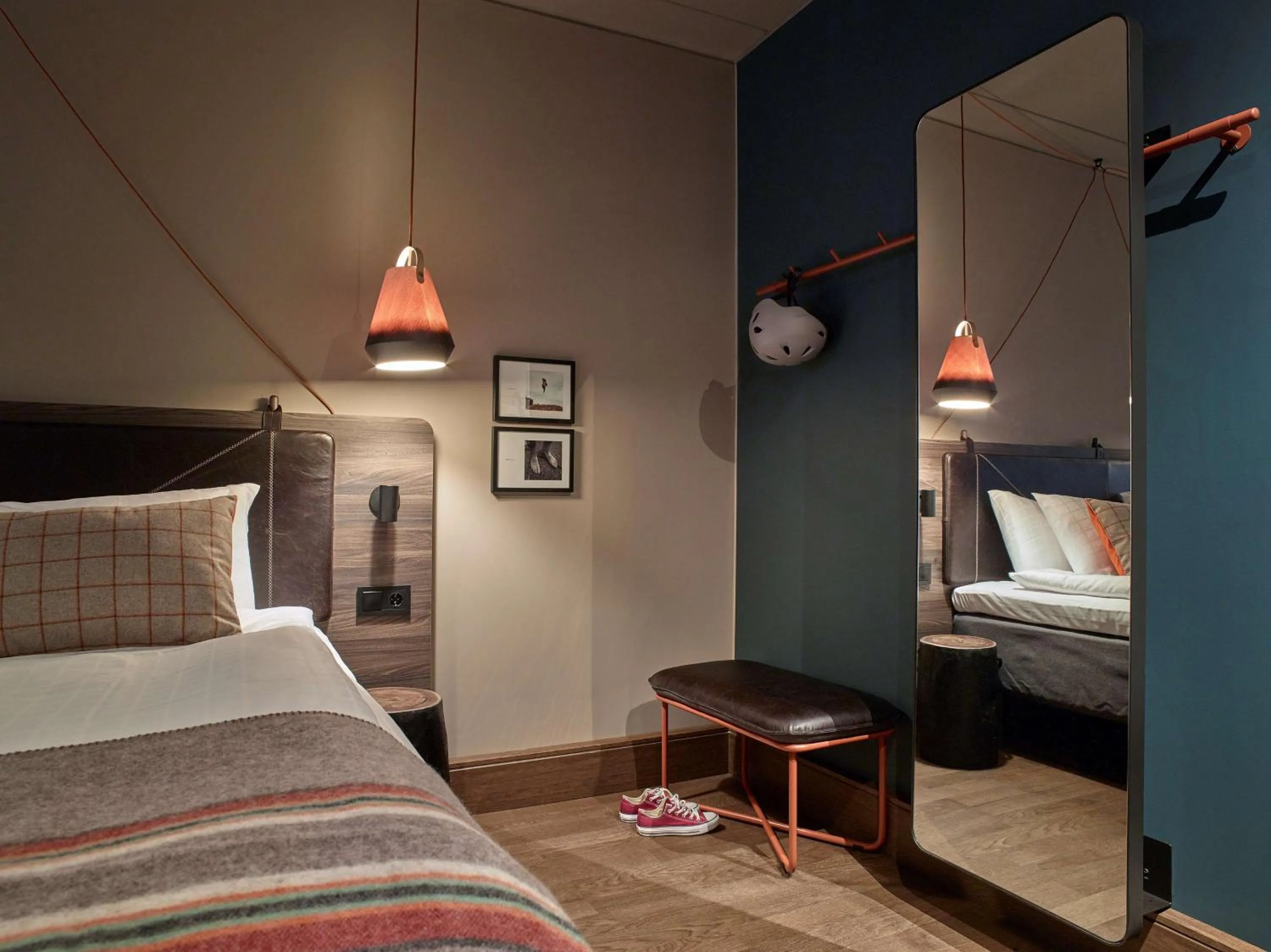 Bedroom, Bed in Downtown Camper by Scandic