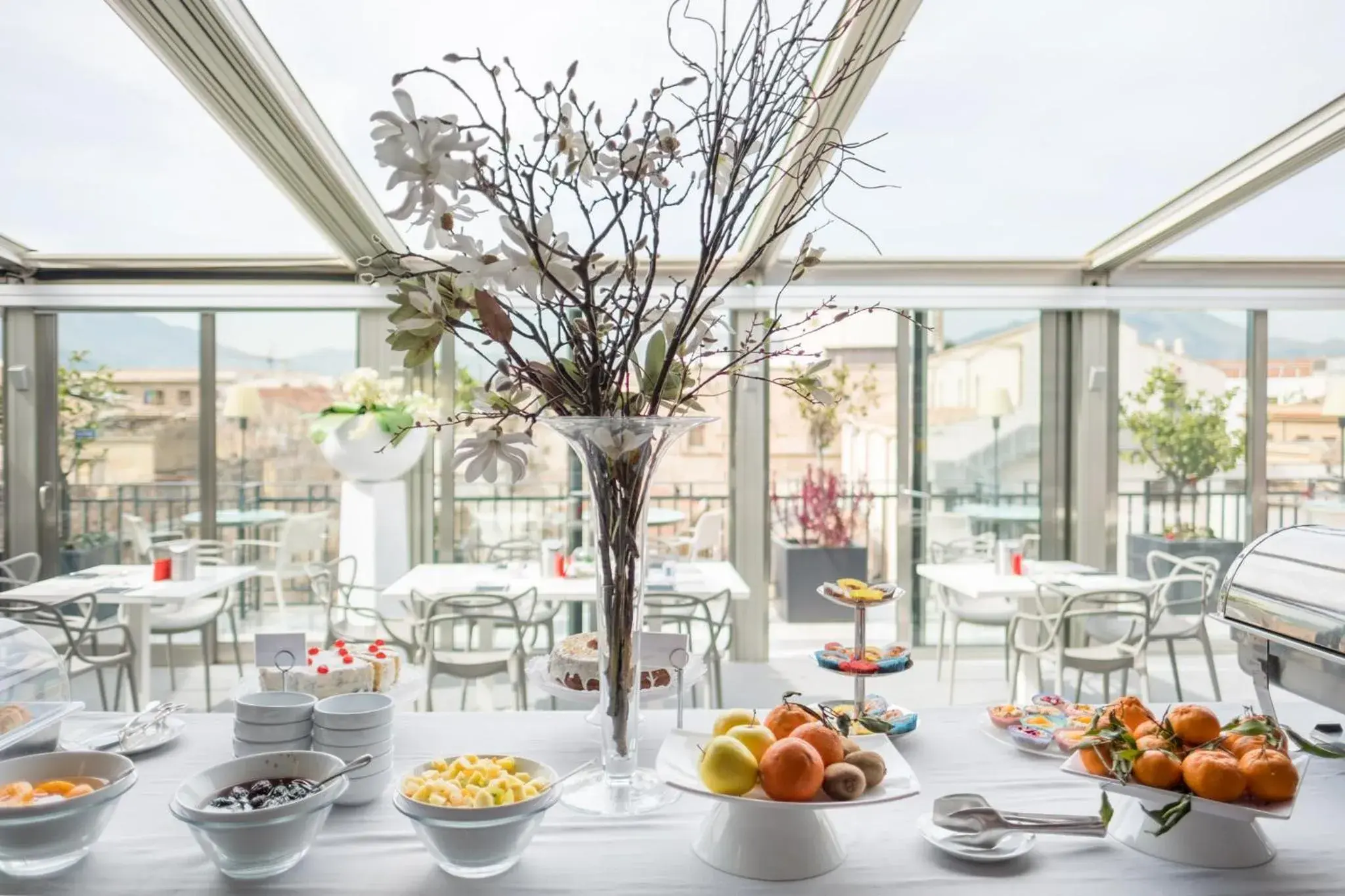 Buffet breakfast in Hotel Porta Felice & Spa Buffet breakfast in Hotel Porta Felice & Spa