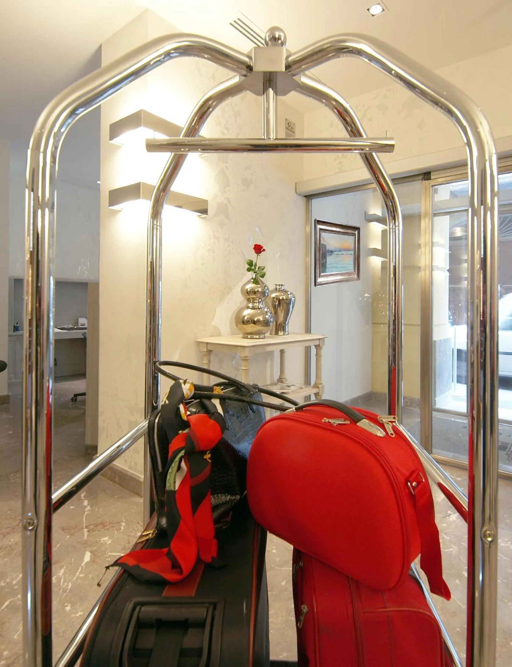 Lobby or reception in Hotel Porta Felice & Spa