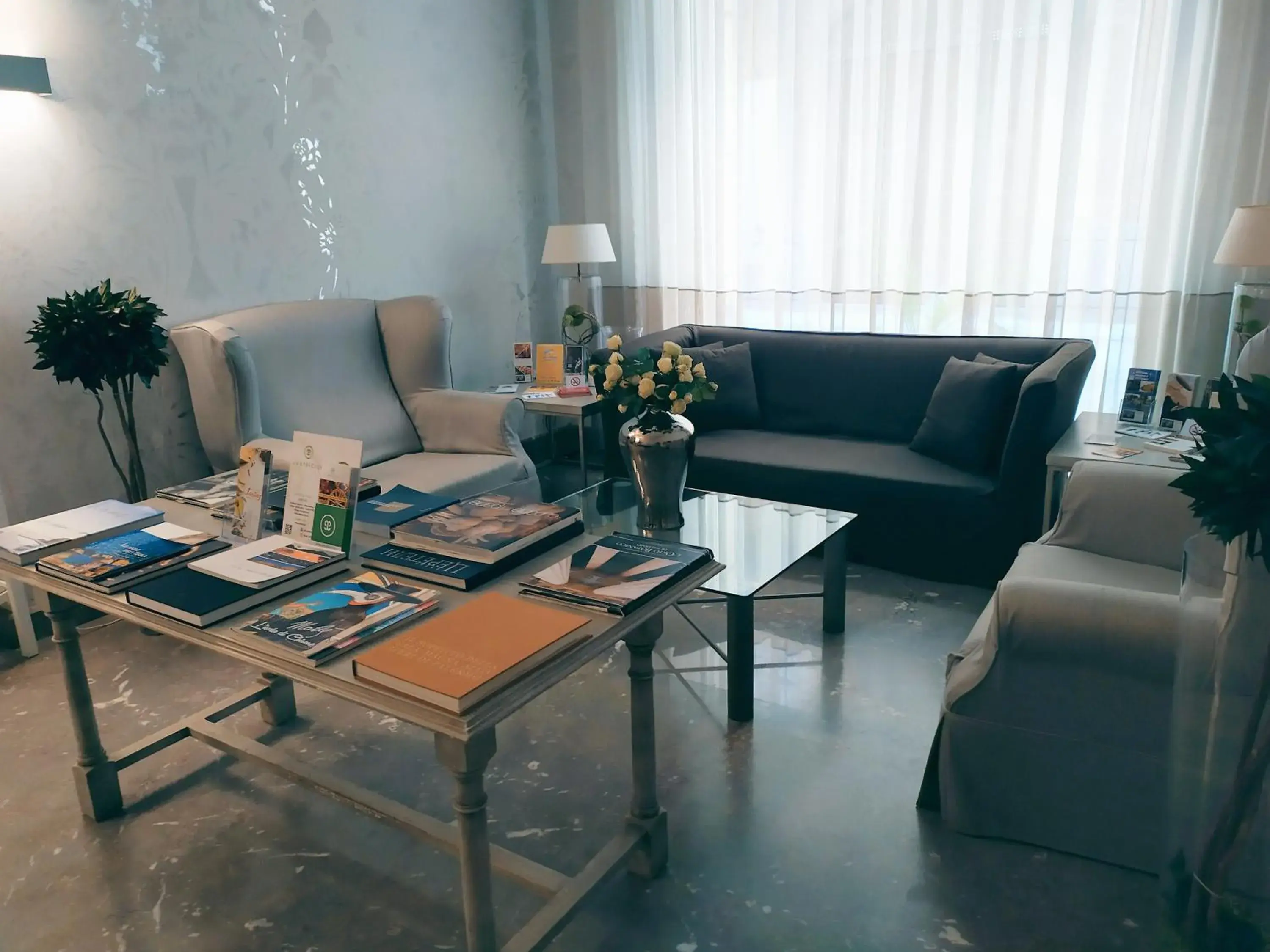 Lobby or reception in Hotel Porta Felice & Spa Lobby or reception in Hotel Porta Felice & Spa