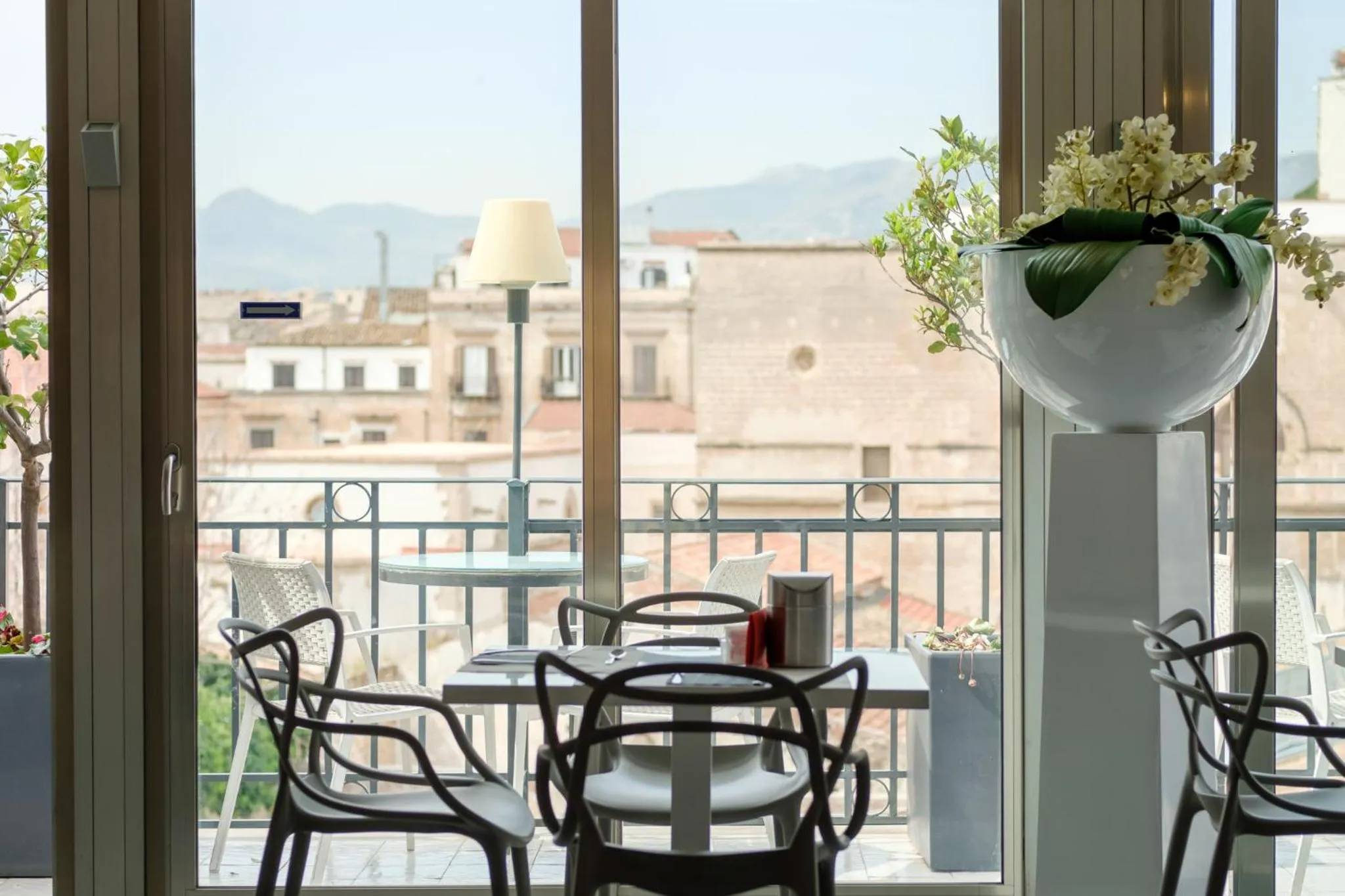 Balcony/Terrace in Hotel Porta Felice & Spa