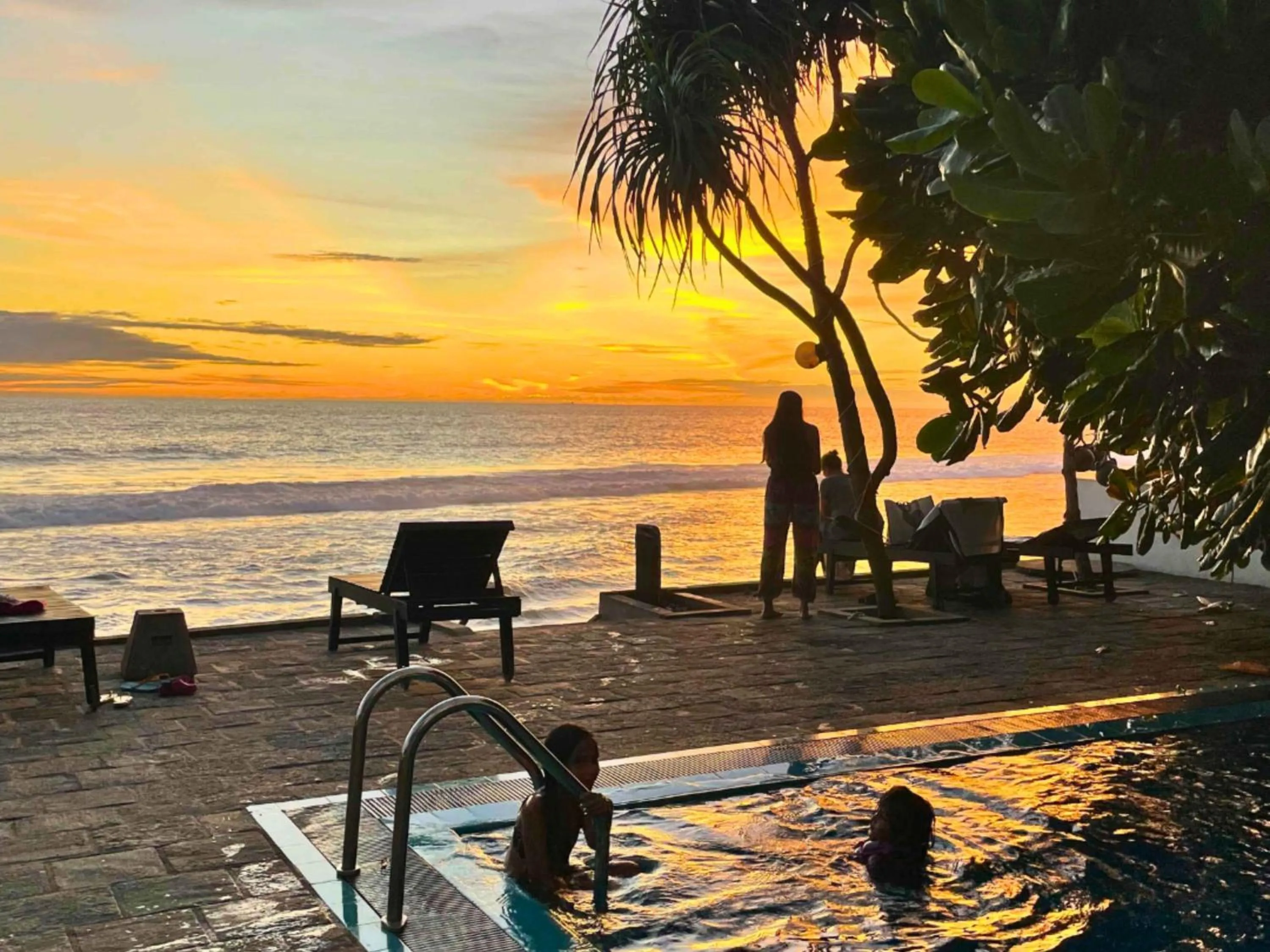 Sea view in At Ease Beach Hotel