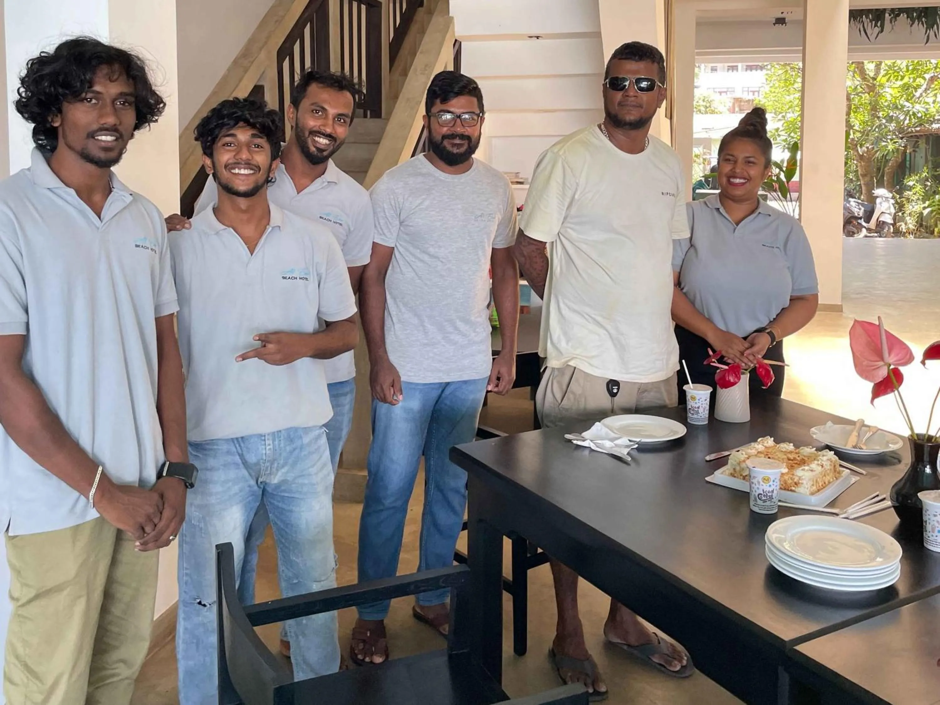 Staff in At Ease Beach Hotel