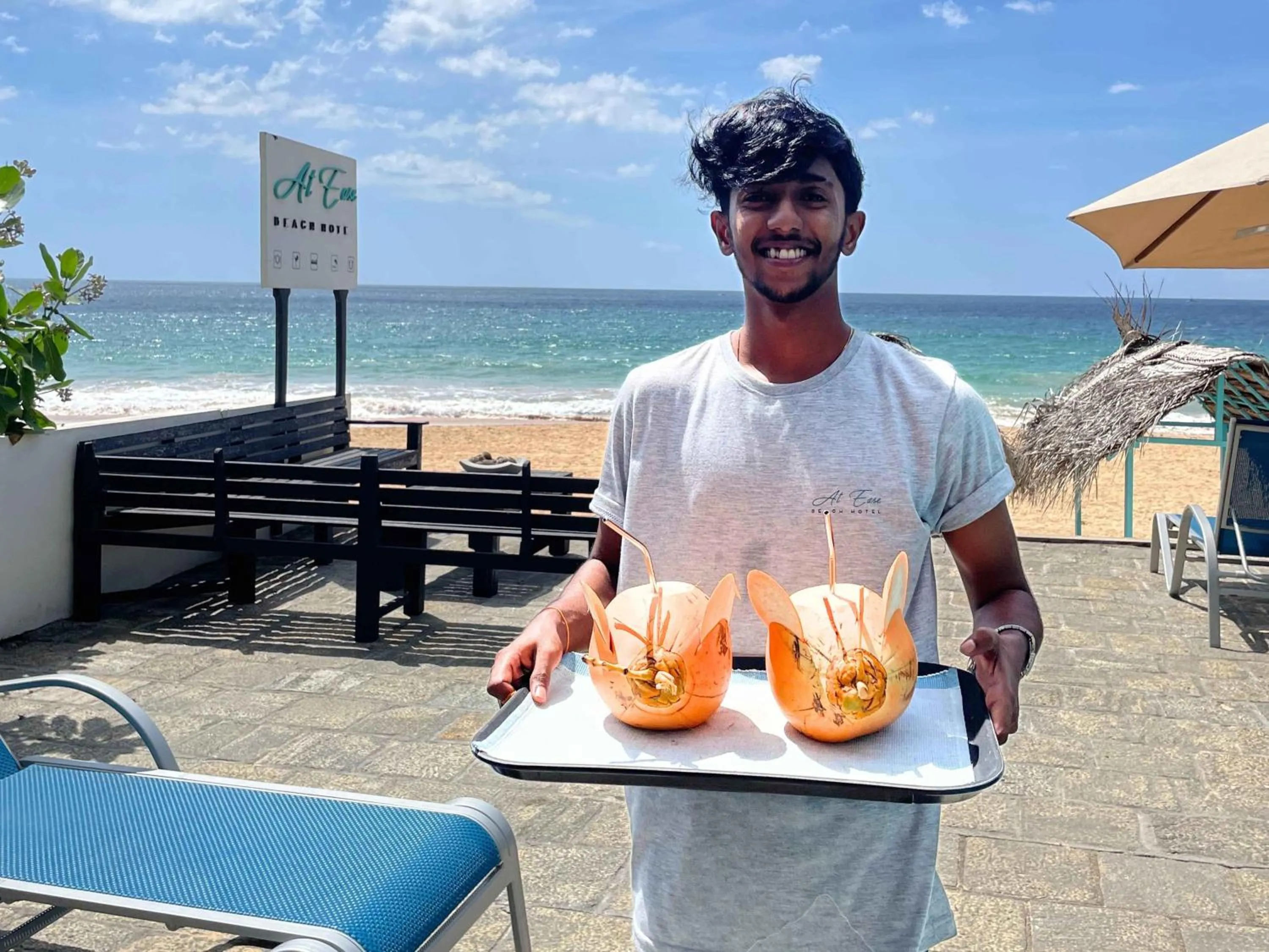 Staff in At Ease Beach Hotel