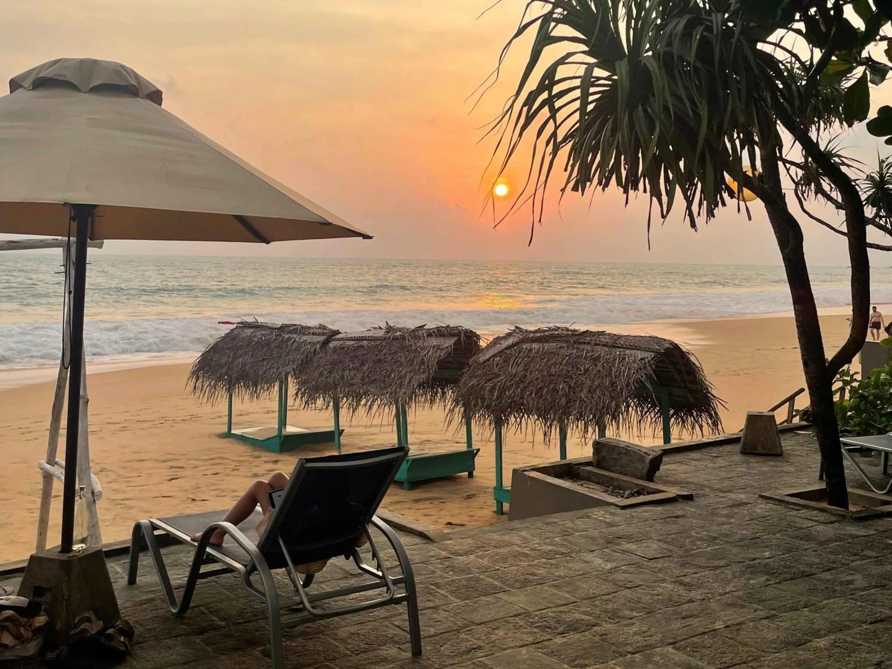 Beach in At Ease Beach Hotel